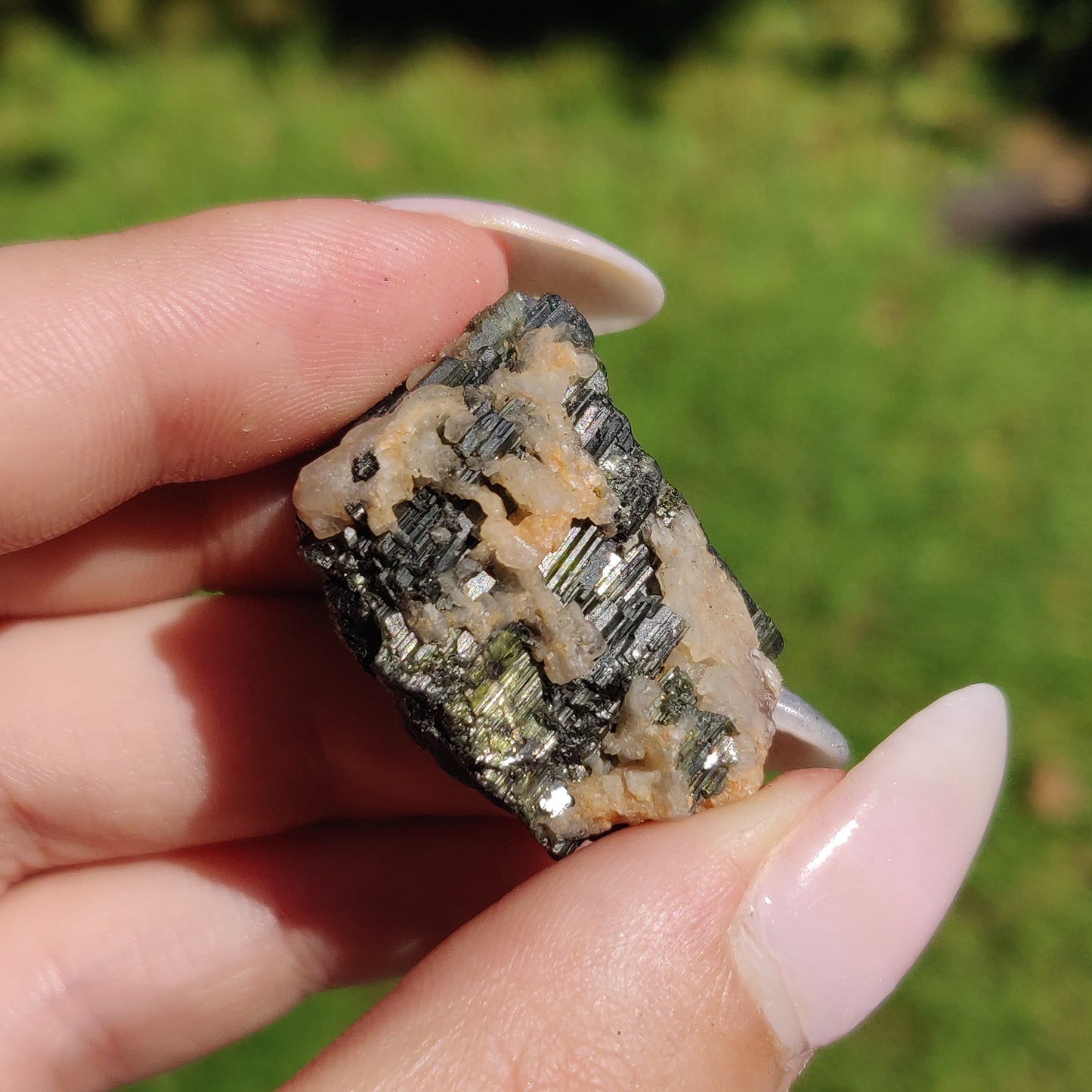 Raw Black & Green Tourmaline  (#J2)