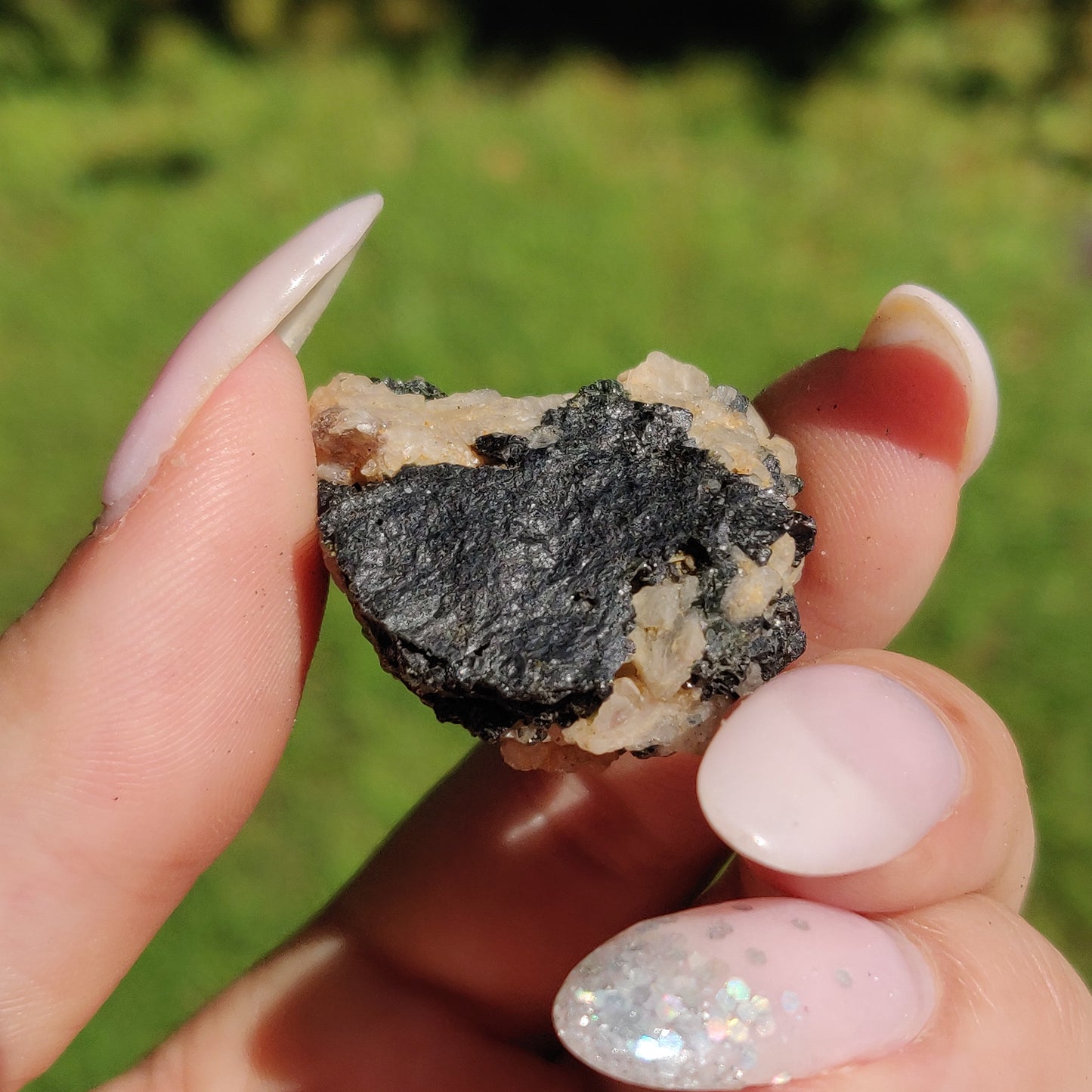 Raw Black & Green Tourmaline  (#J2)