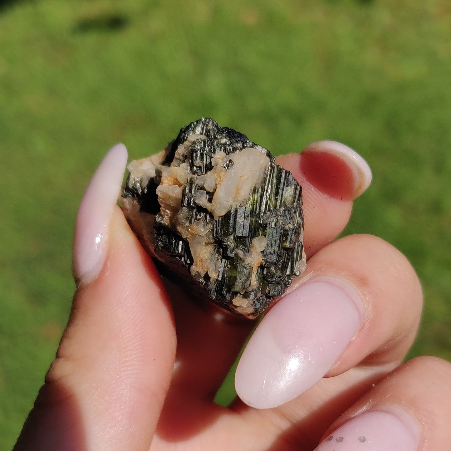 Raw Black & Green Tourmaline  (#J2)