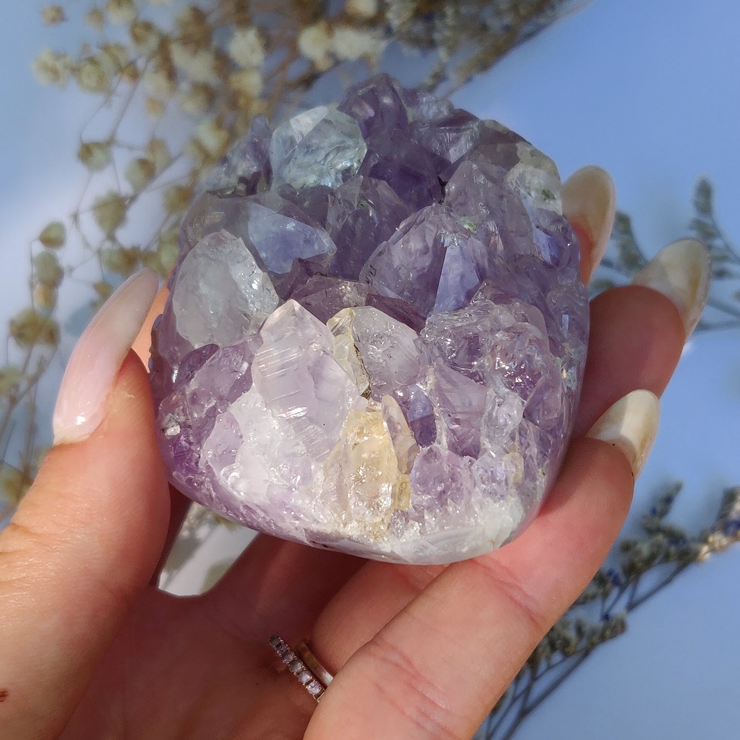 Amethyst Agate Geode (#J6) - Simply Affinity