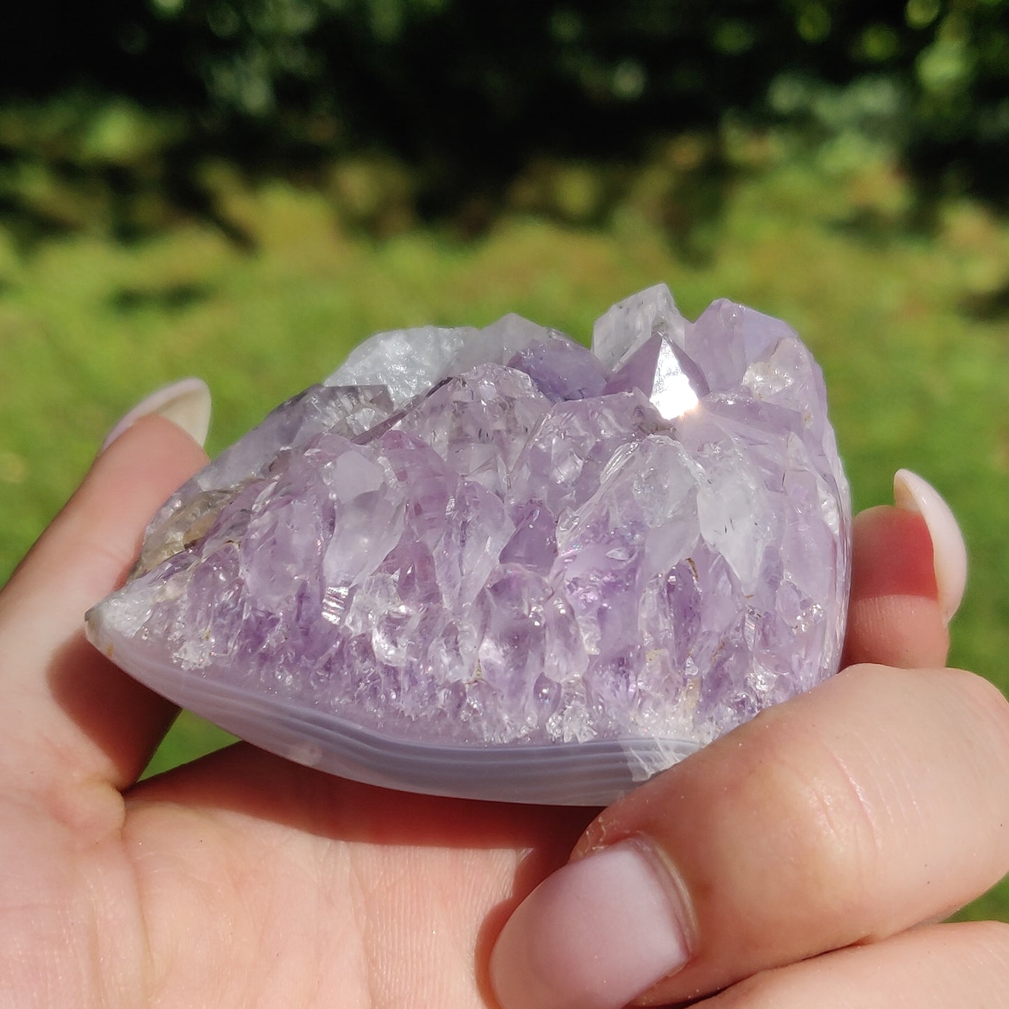 Amethyst Agate Geode (#J6) - Simply Affinity