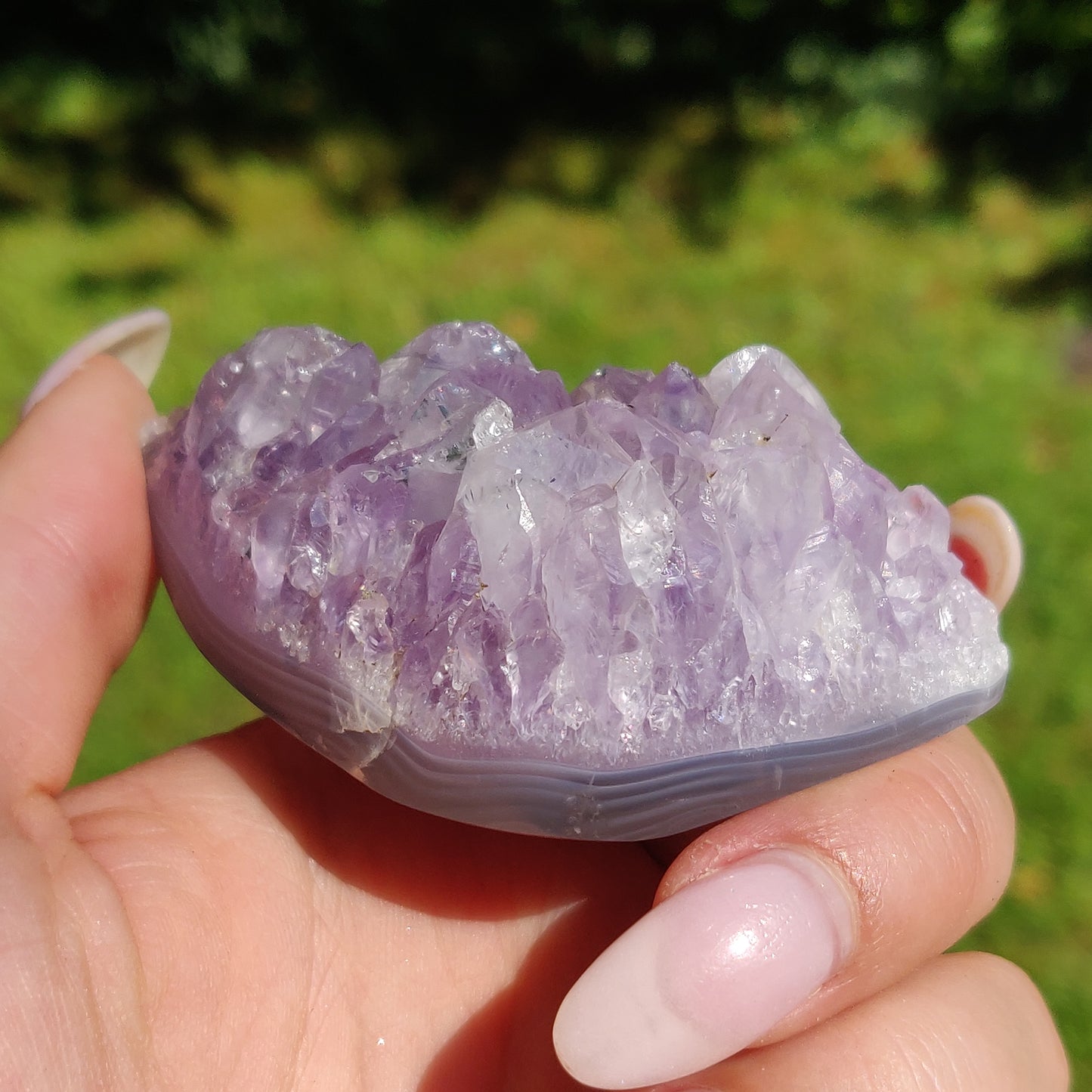 Amethyst Agate Geode (#J6) - Simply Affinity