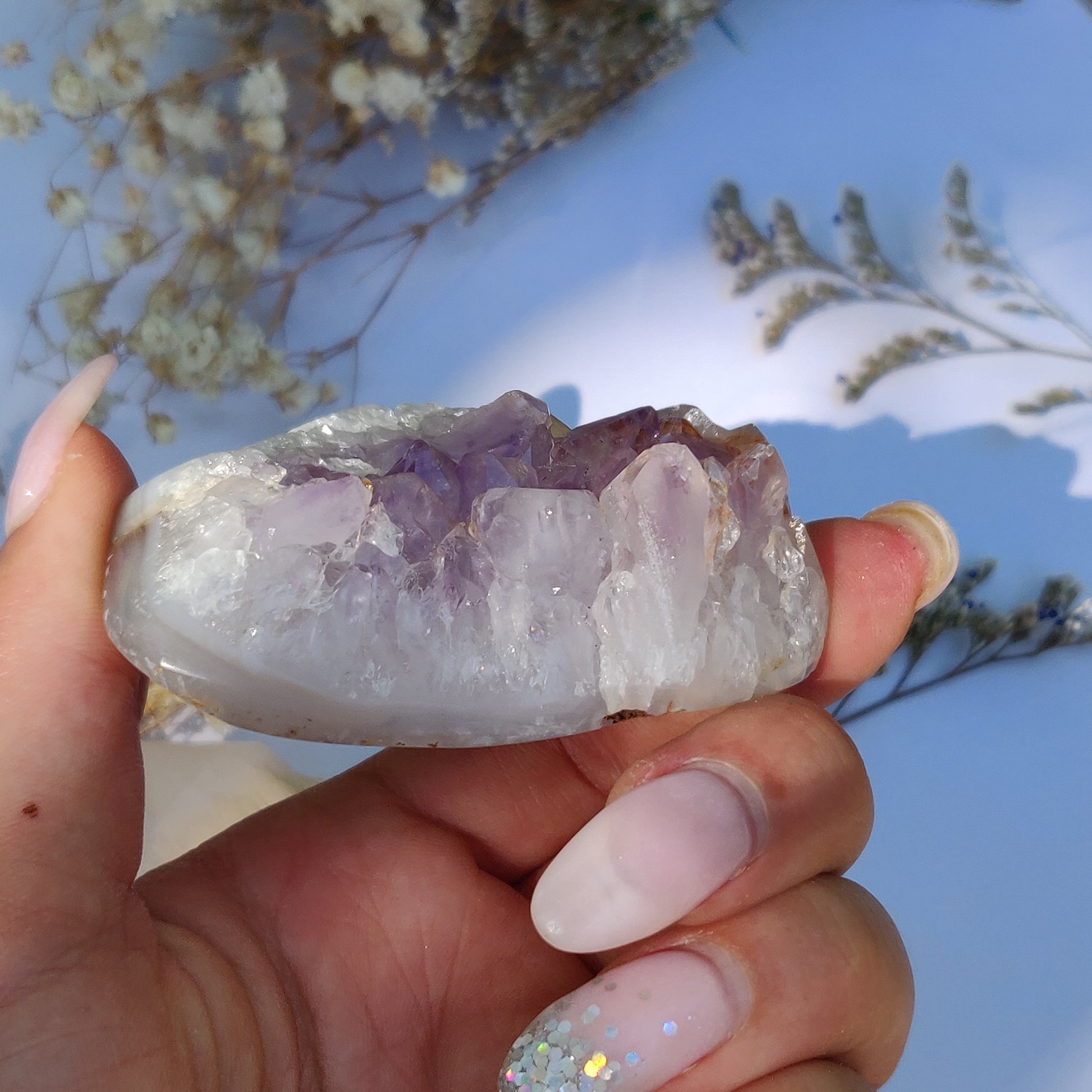 Amethyst Agate Geode (#J5) - Simply Affinity