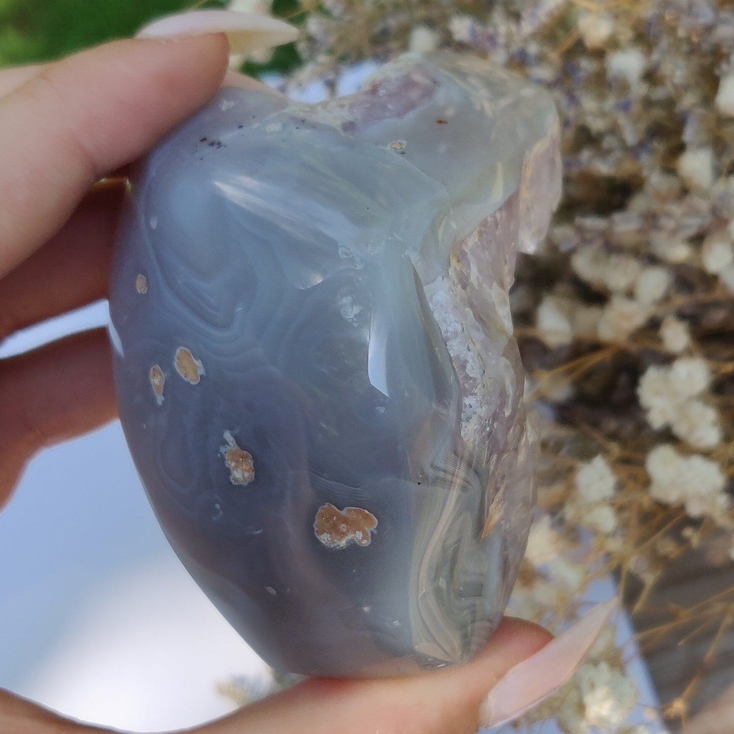 Amethyst Agate Geode (#J2) - Simply Affinity