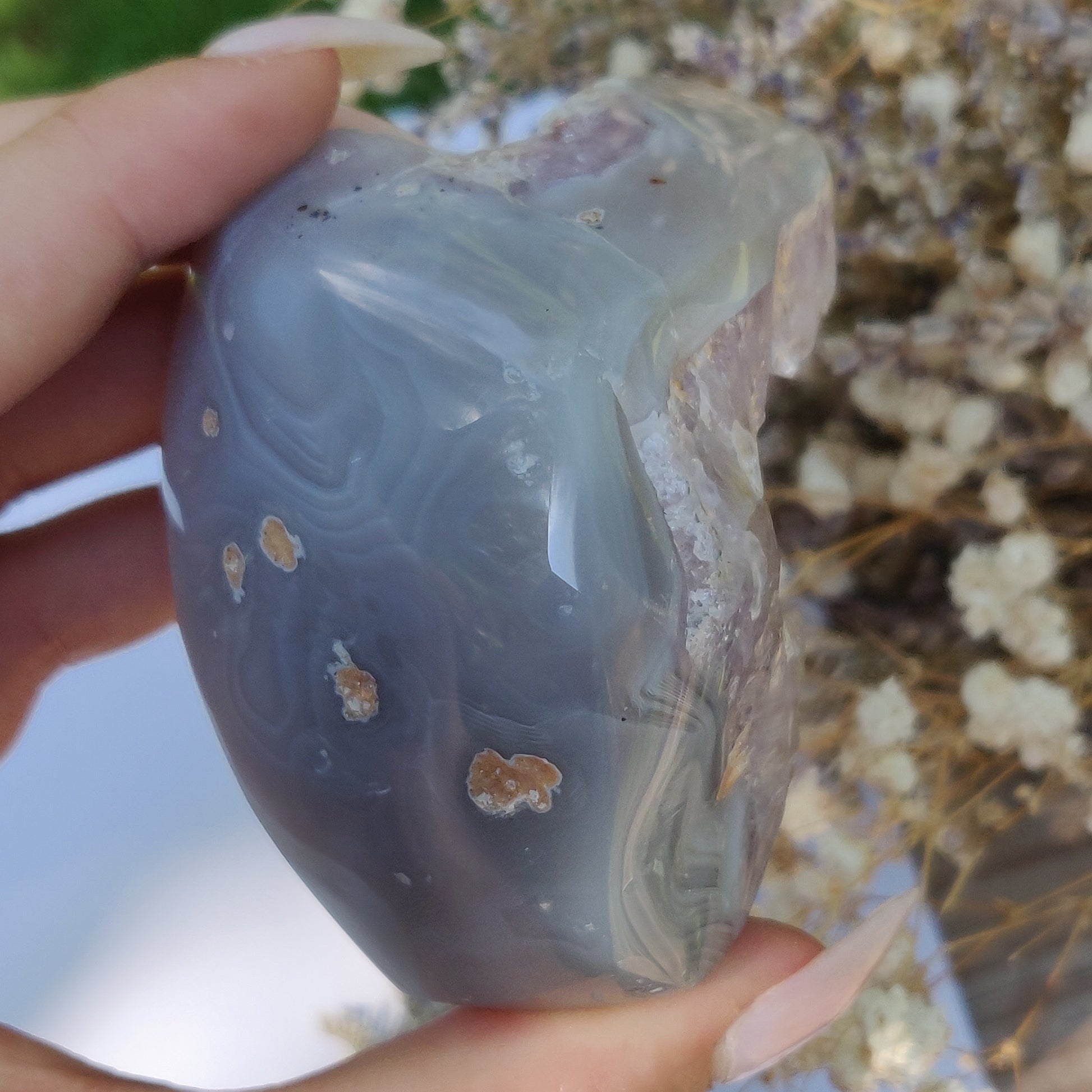 Amethyst Agate Geode (#J2) - Simply Affinity