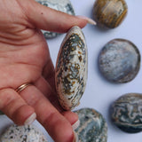 Ocean Jasper Palm Stone (#1)