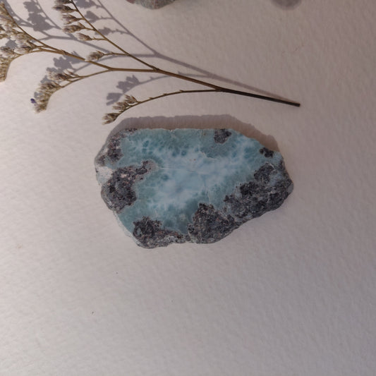 Polished Larimar Slab (#J9)