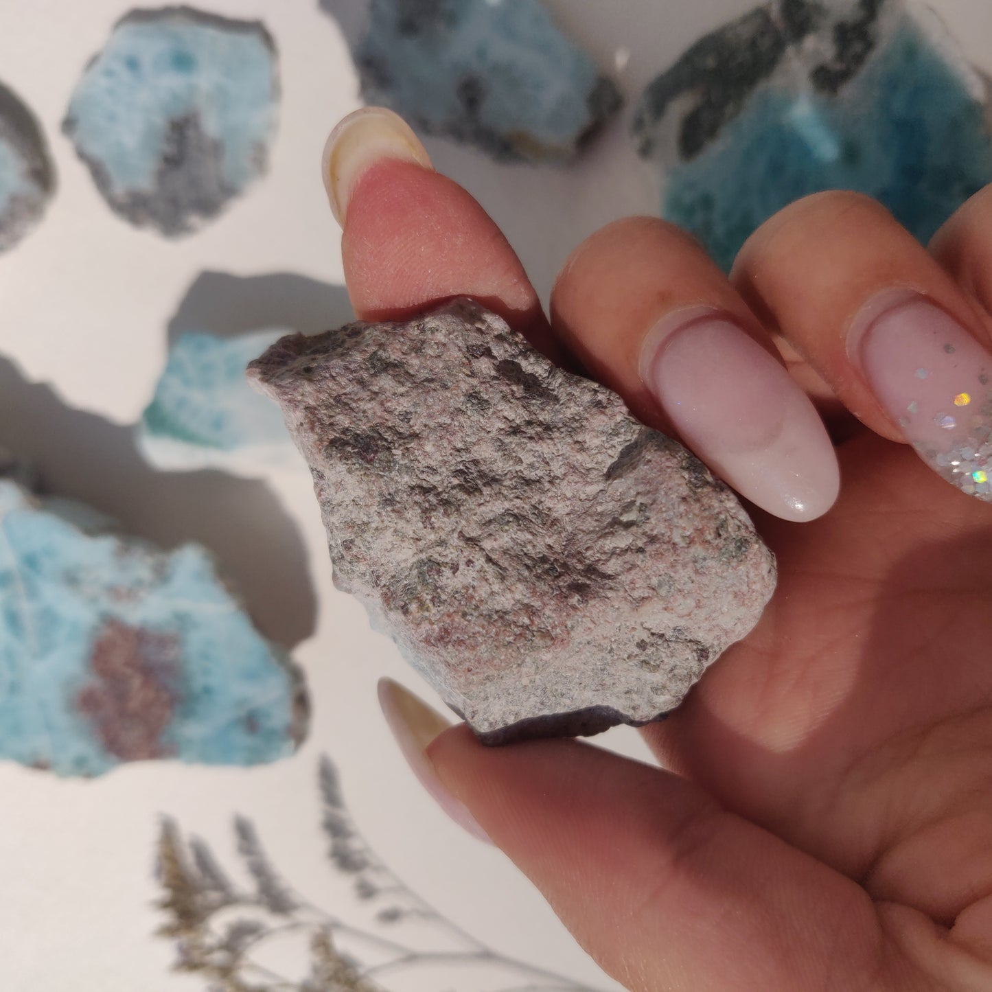 Polished Larimar Slab (#J8)