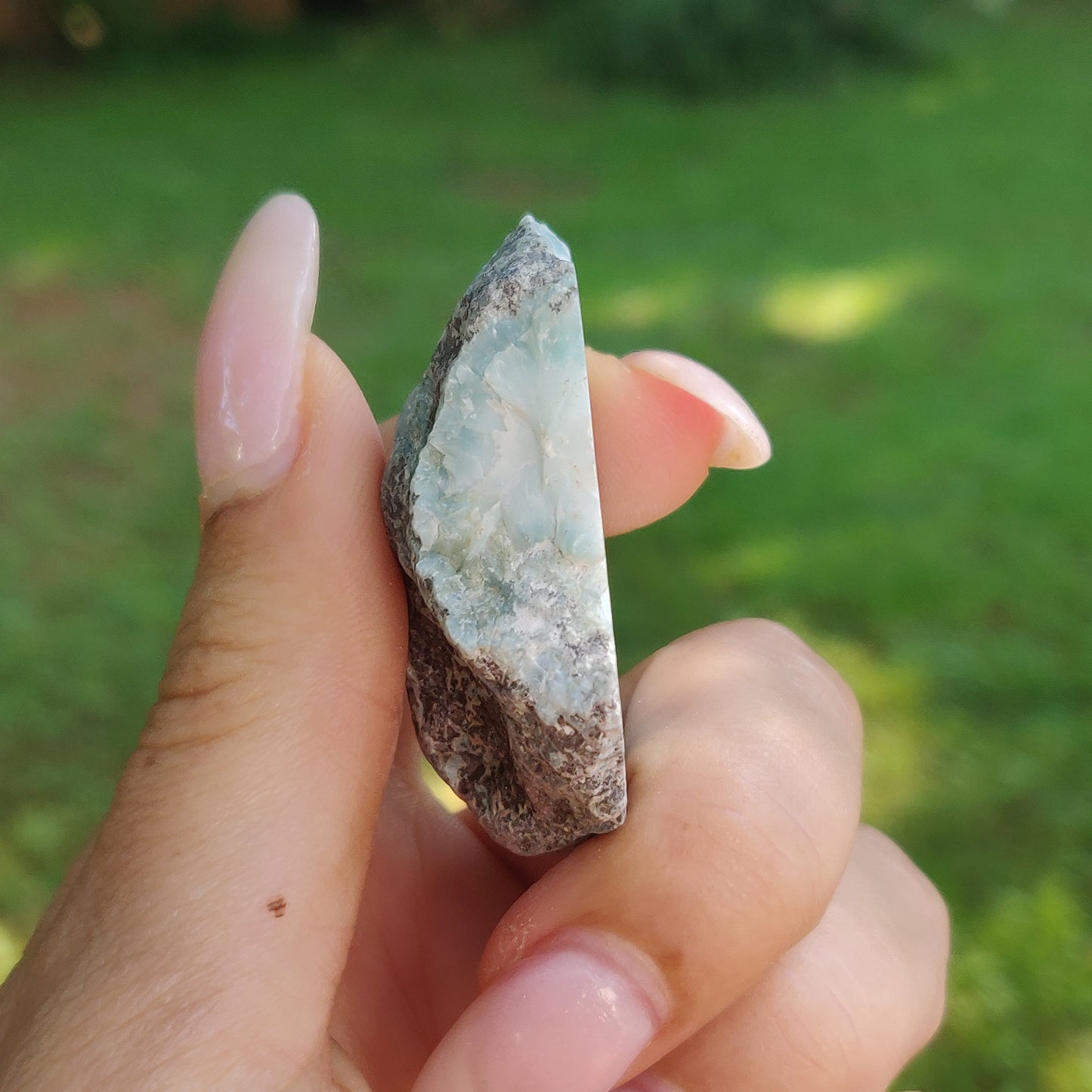 Polished Larimar Slab (#J2)