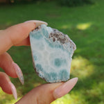 Polished Larimar Slab (#J2)