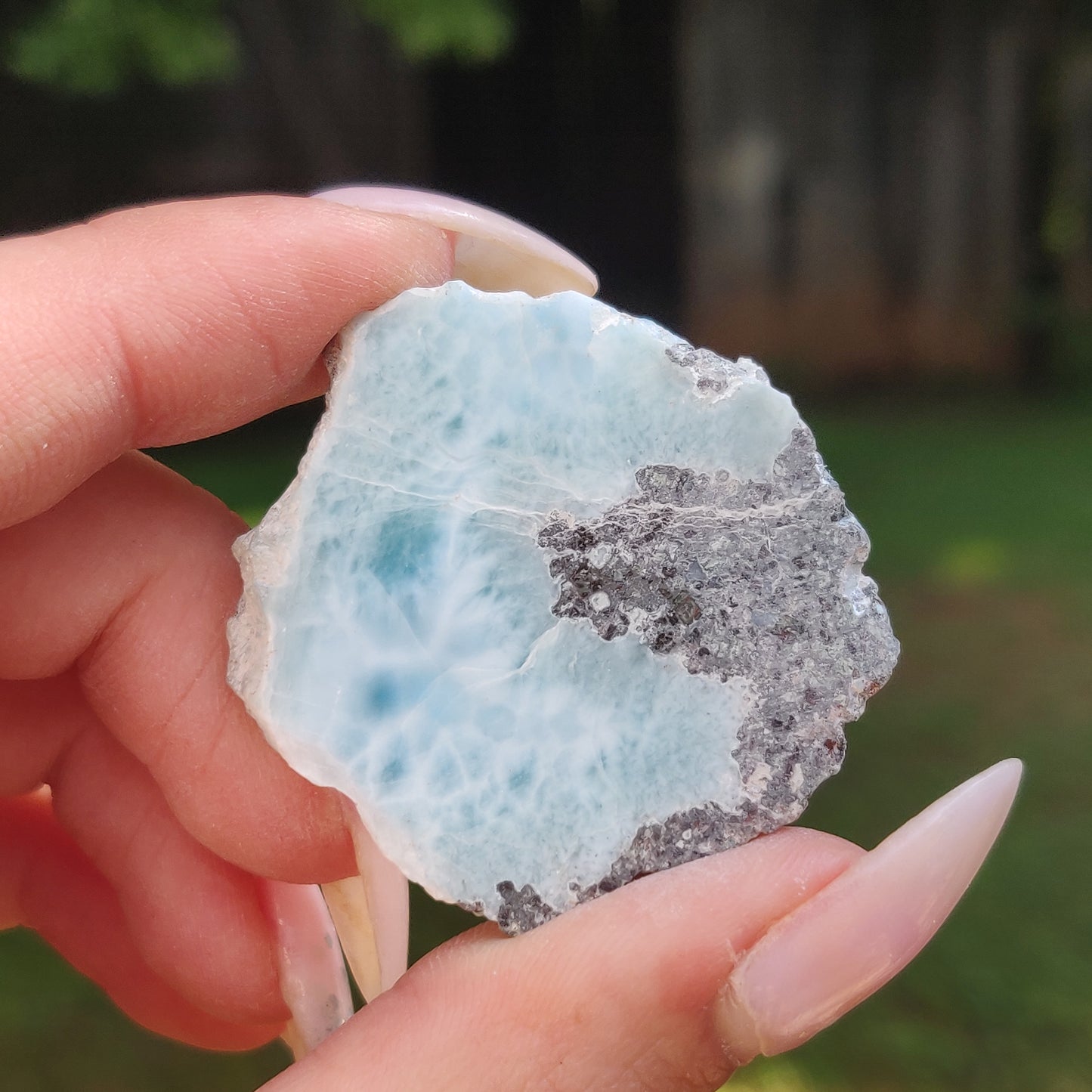 Polished Larimar Slab (#J5)