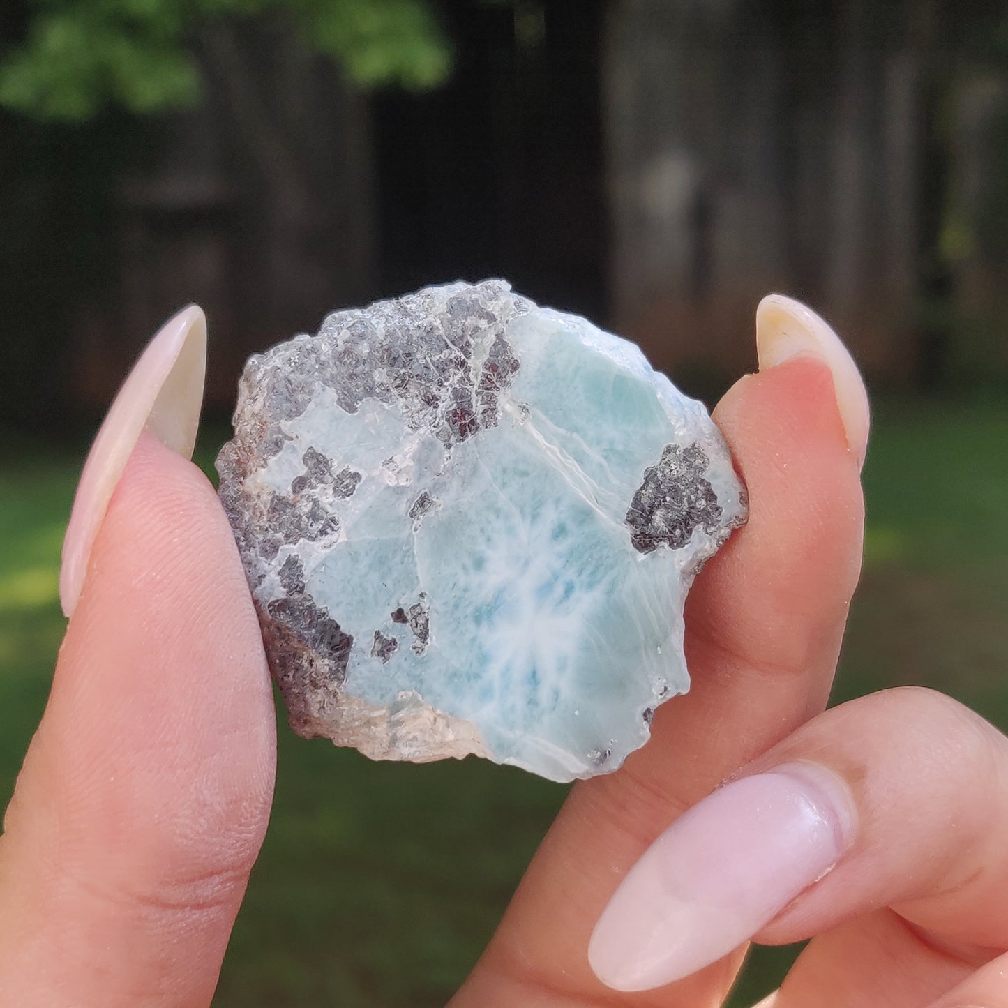 Polished Larimar Slab (#J5)