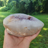 Large Amethyst Agate Geode - over 2 LBS! (#J1)