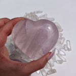 Rose Quartz Heart (#J3)