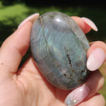 Labradorite Palm Stone (#J11)
