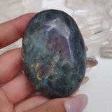 Labradorite Palm Stone (#J12)