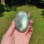 Labradorite Palm Stone (#J8)