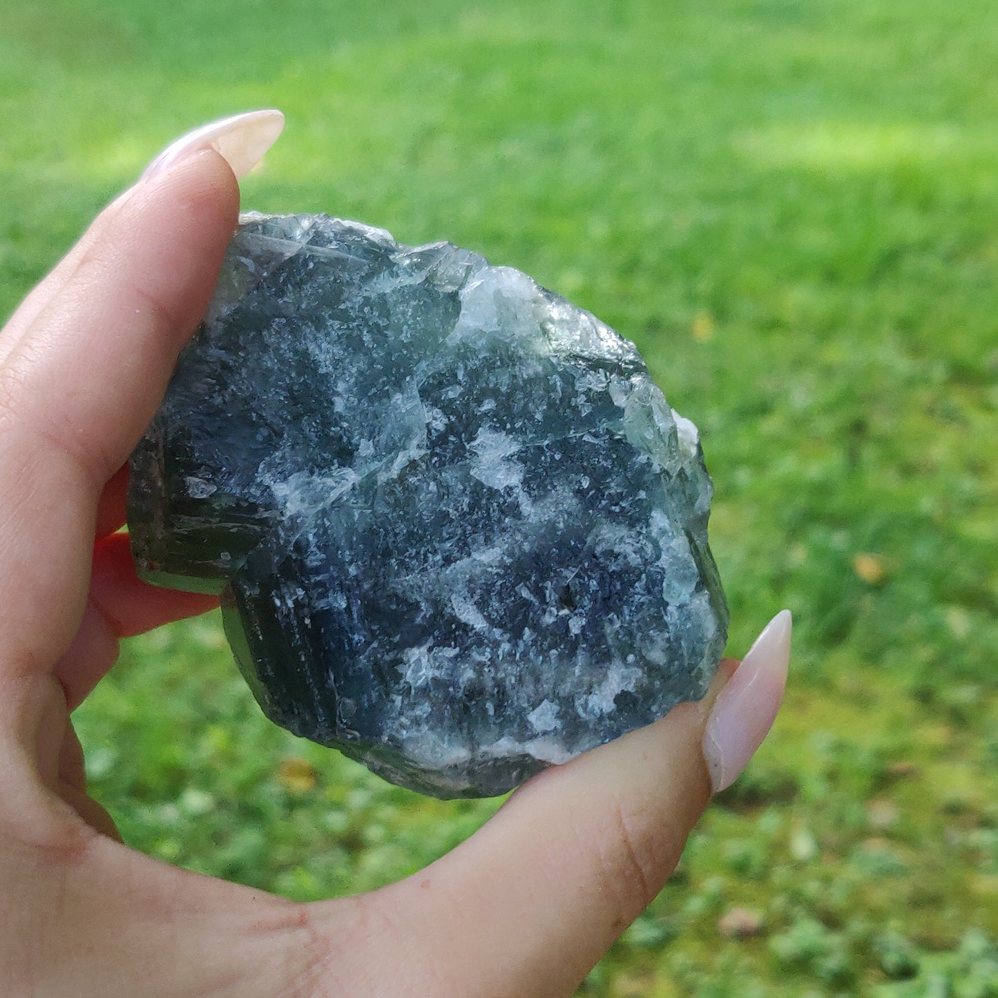 Raw Cubic Fluorite Cluster (#J5)