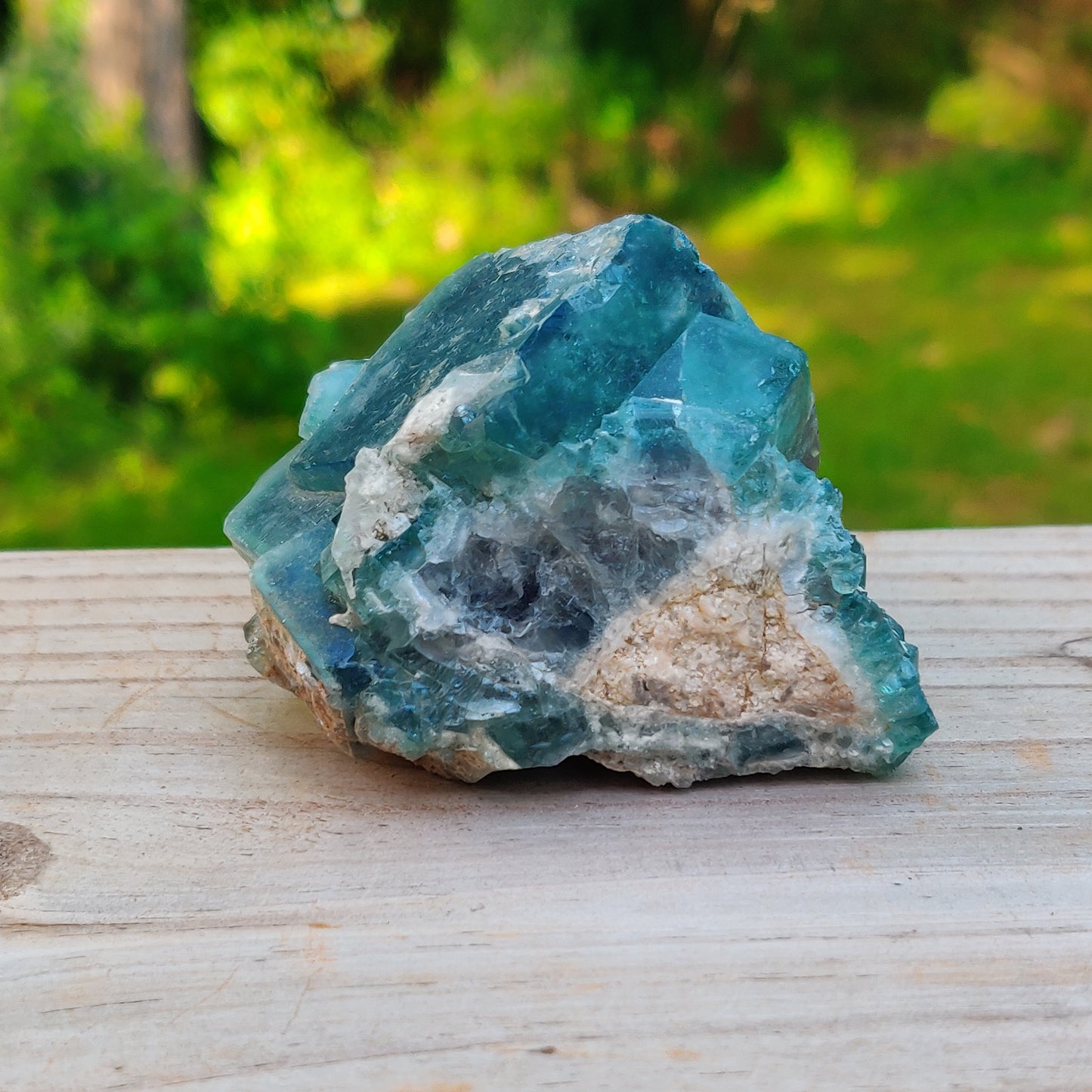 Raw Cubic Fluorite Cluster (#J3)
