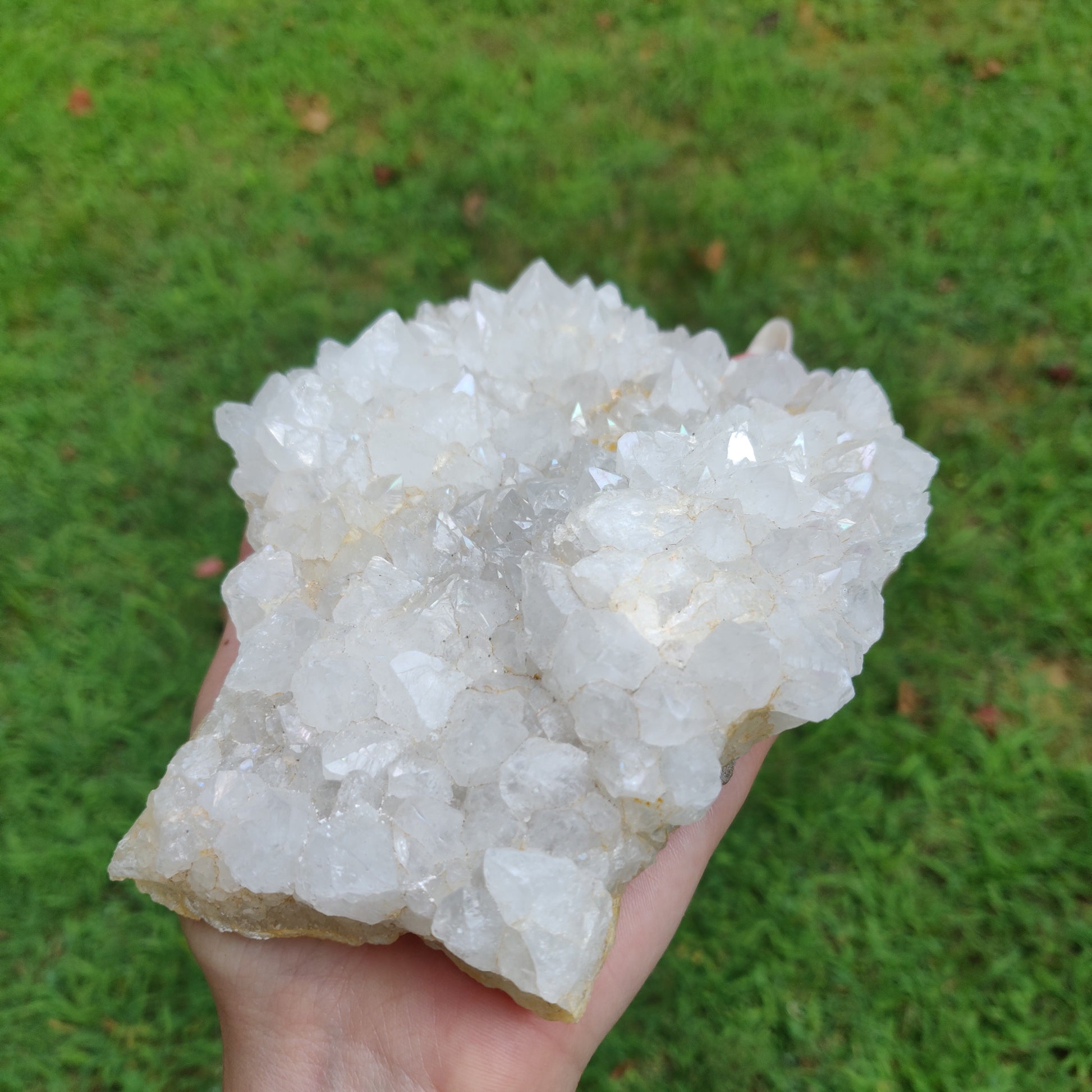 Anandalite Cluster, Natural Aurora Quartz Cluster (#J4) - Simply Affinity