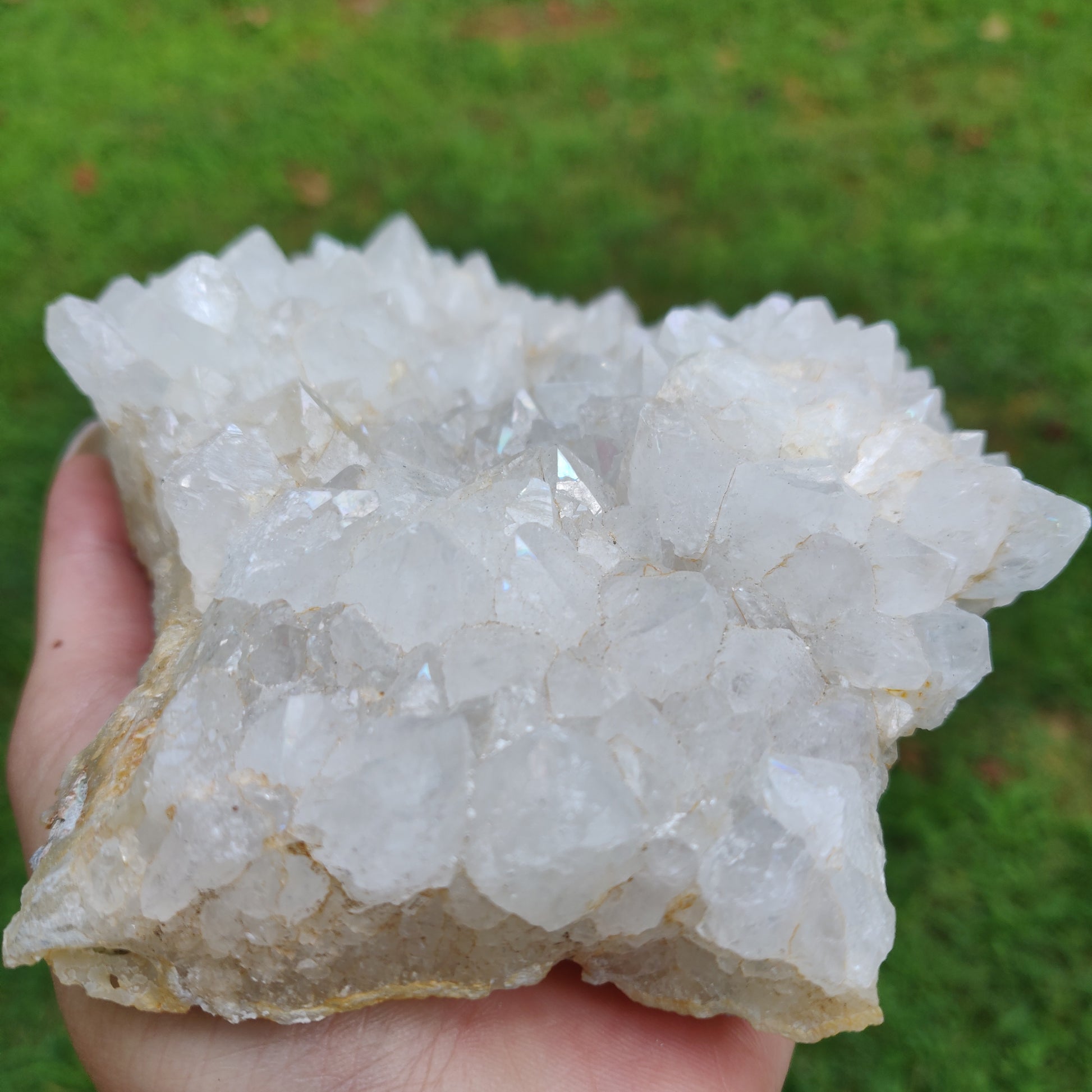 Anandalite Cluster, Natural Aurora Quartz Cluster (#J4) - Simply Affinity
