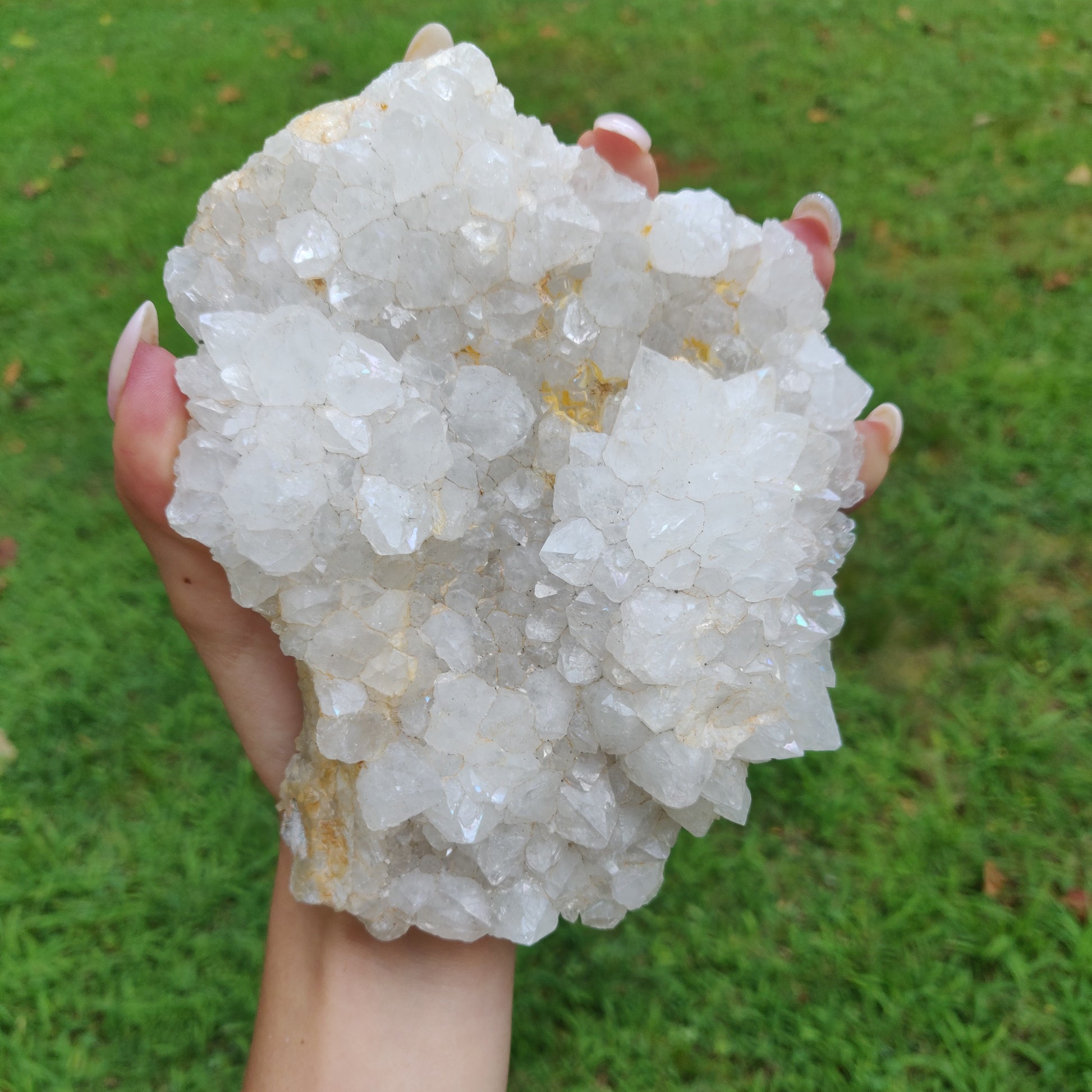 Anandalite Cluster, Natural Aurora Quartz Cluster (#J4) - Simply Affinity