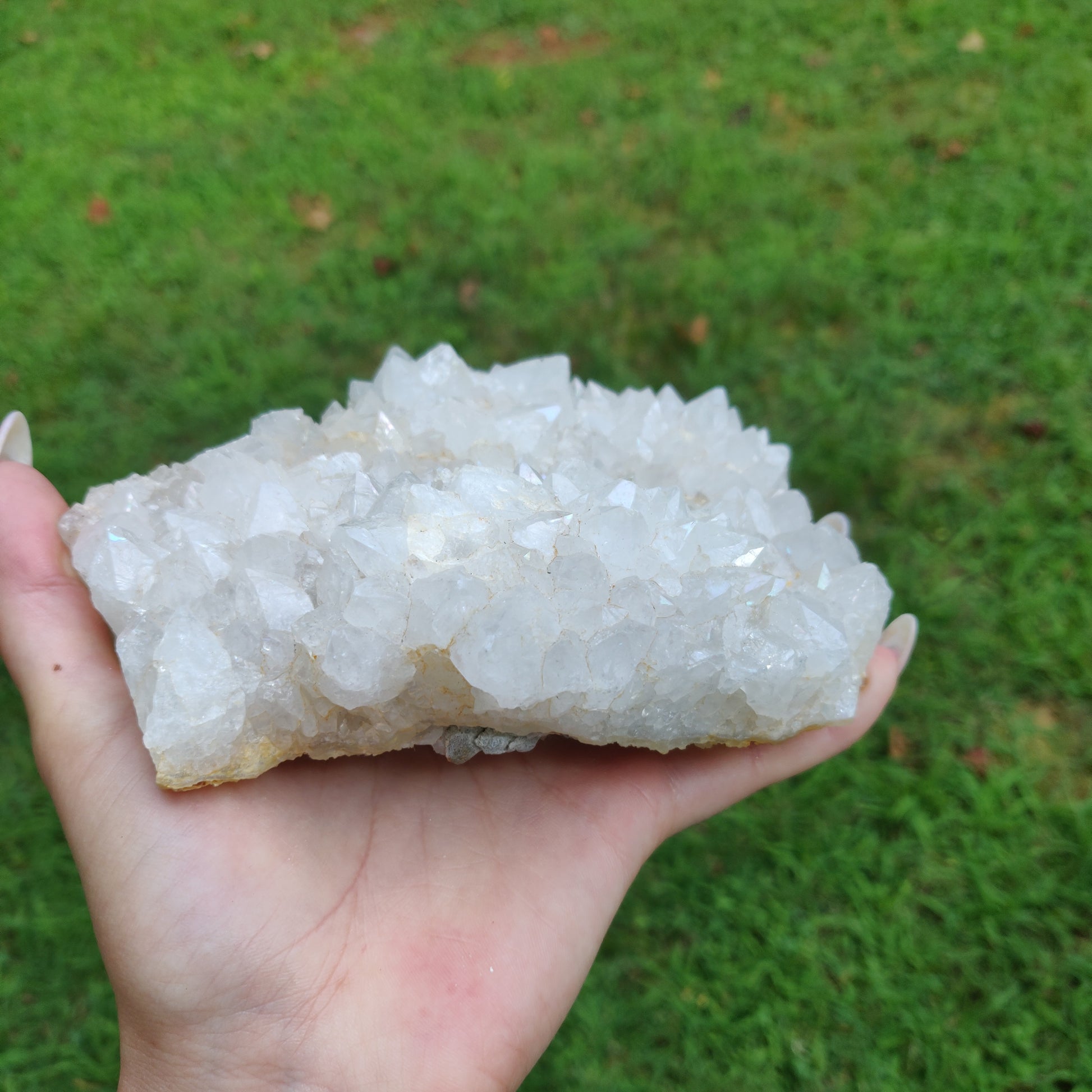 Anandalite Cluster, Natural Aurora Quartz Cluster (#J4) - Simply Affinity
