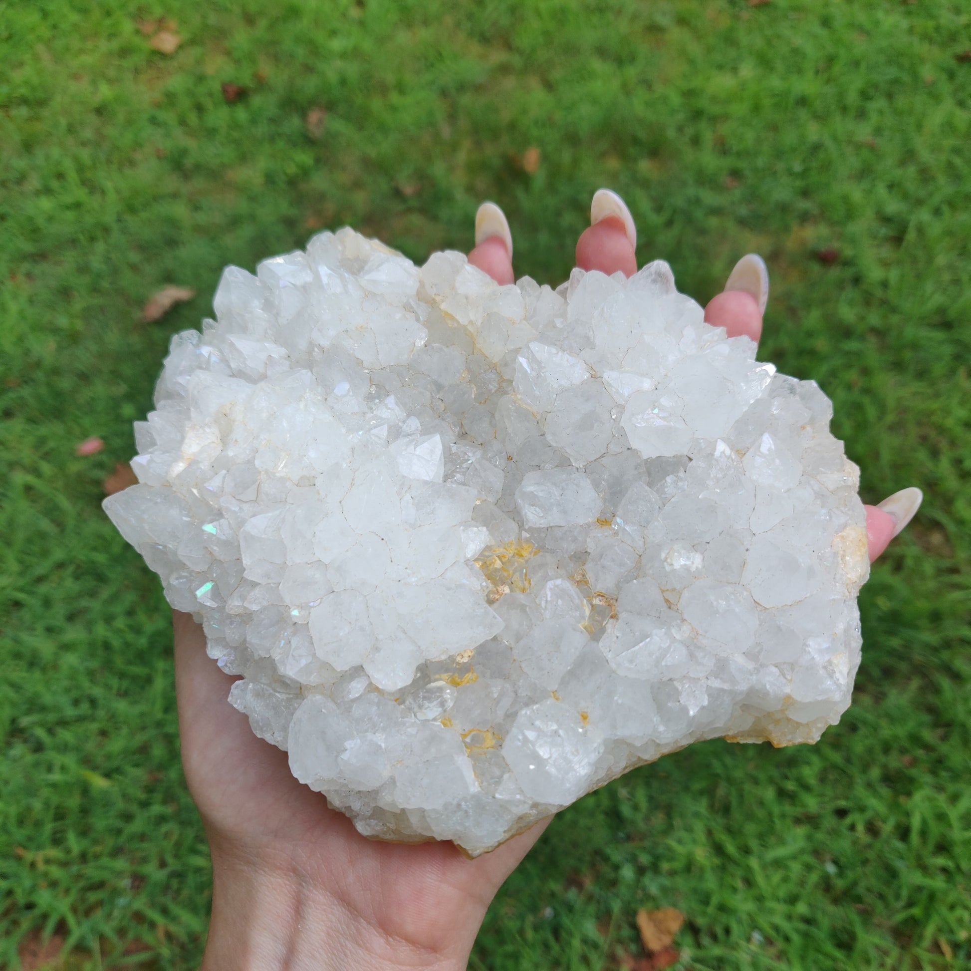 Anandalite Cluster, Natural Aurora Quartz Cluster (#J4) - Simply Affinity