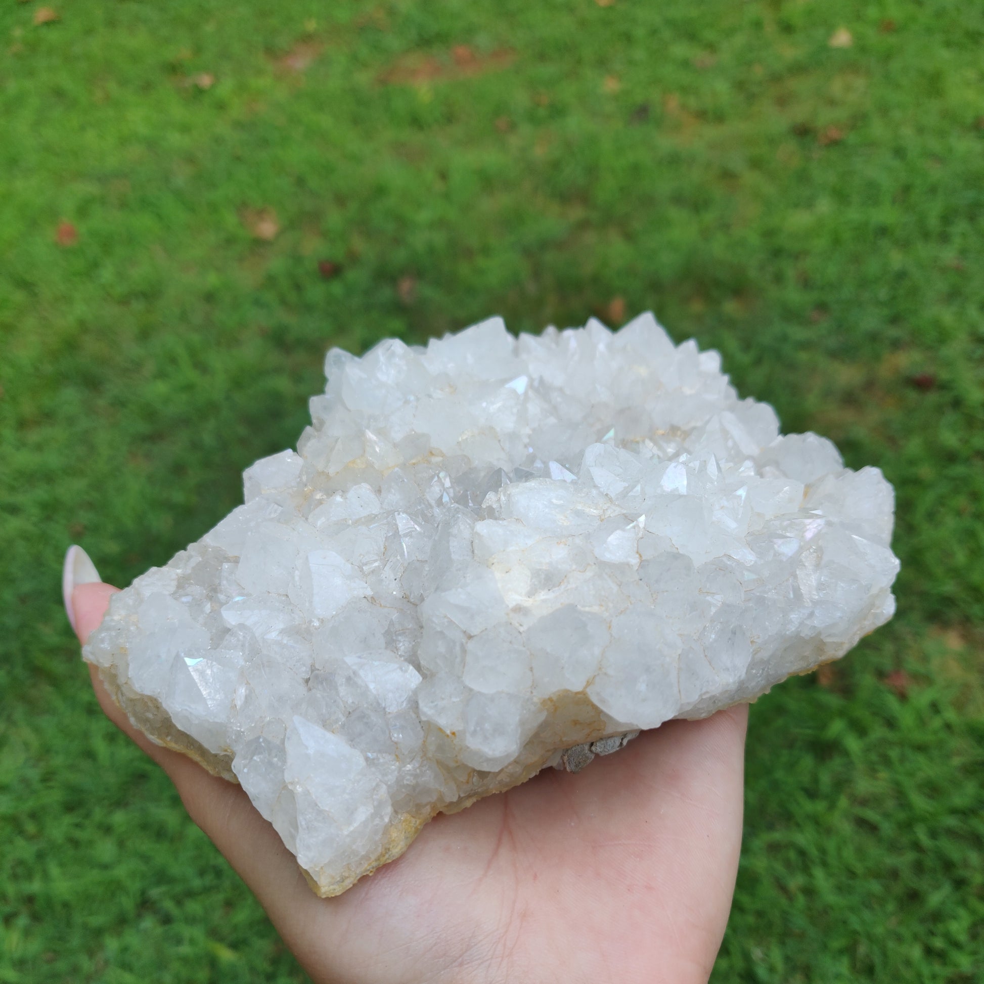 Anandalite Cluster, Natural Aurora Quartz Cluster (#J4) - Simply Affinity