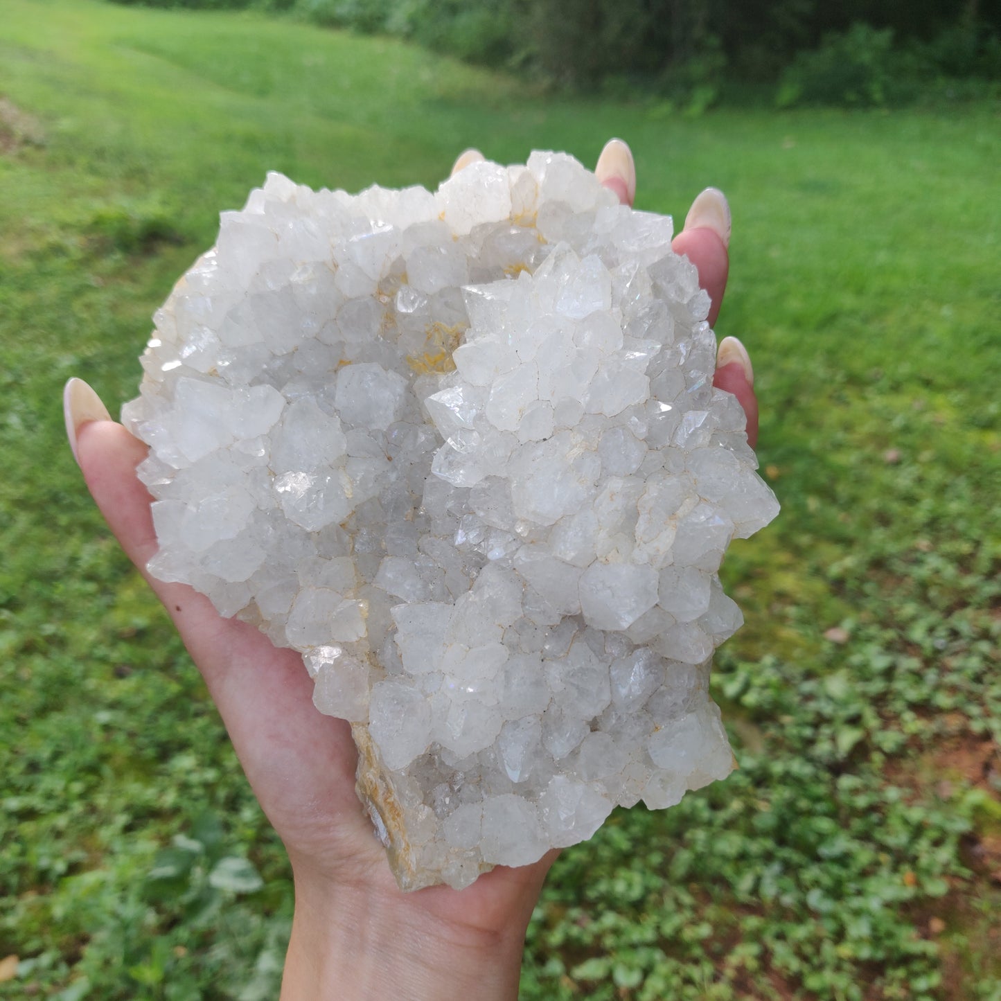 Anandalite Cluster, Natural Aurora Quartz Cluster (#J4) - Simply Affinity