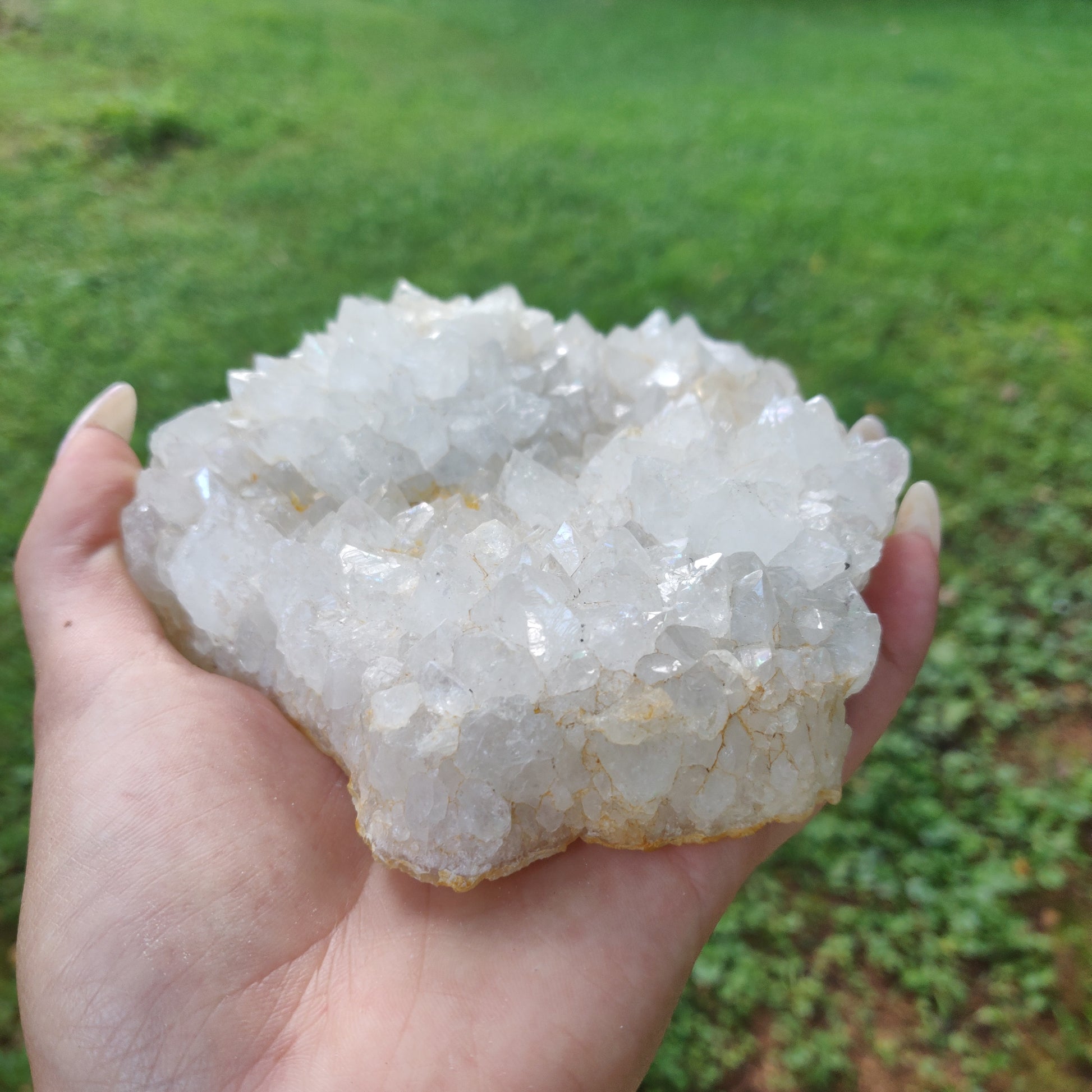 Anandalite Cluster, Natural Aurora Quartz Cluster (#J4) - Simply Affinity
