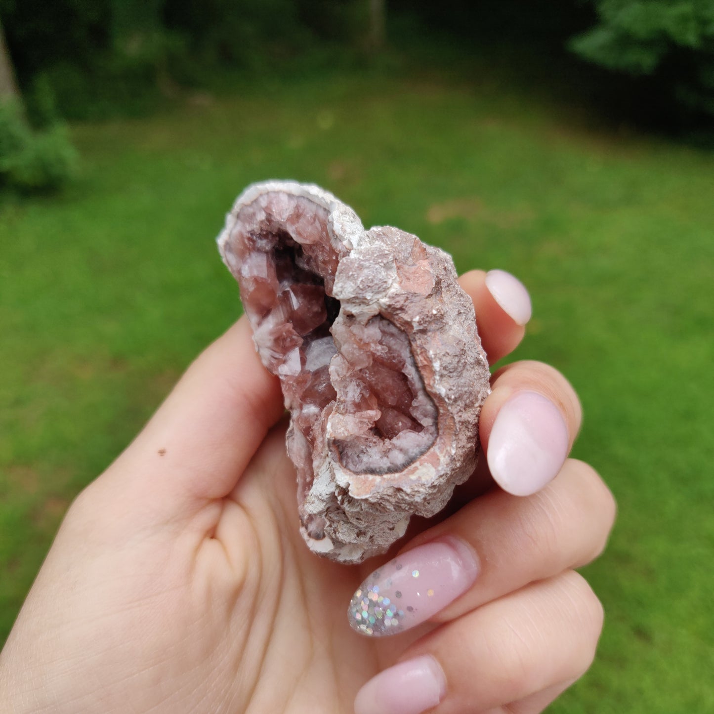 Pink Amethyst Geode  (#J2)