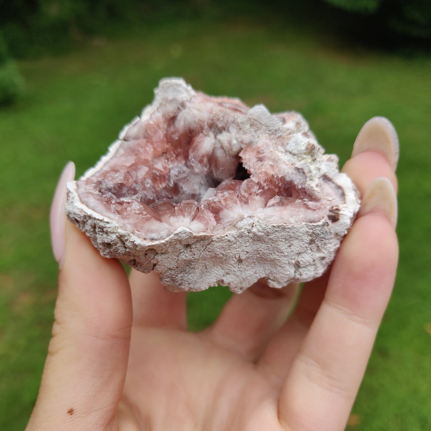 Pink Amethyst Geode  (#J2)