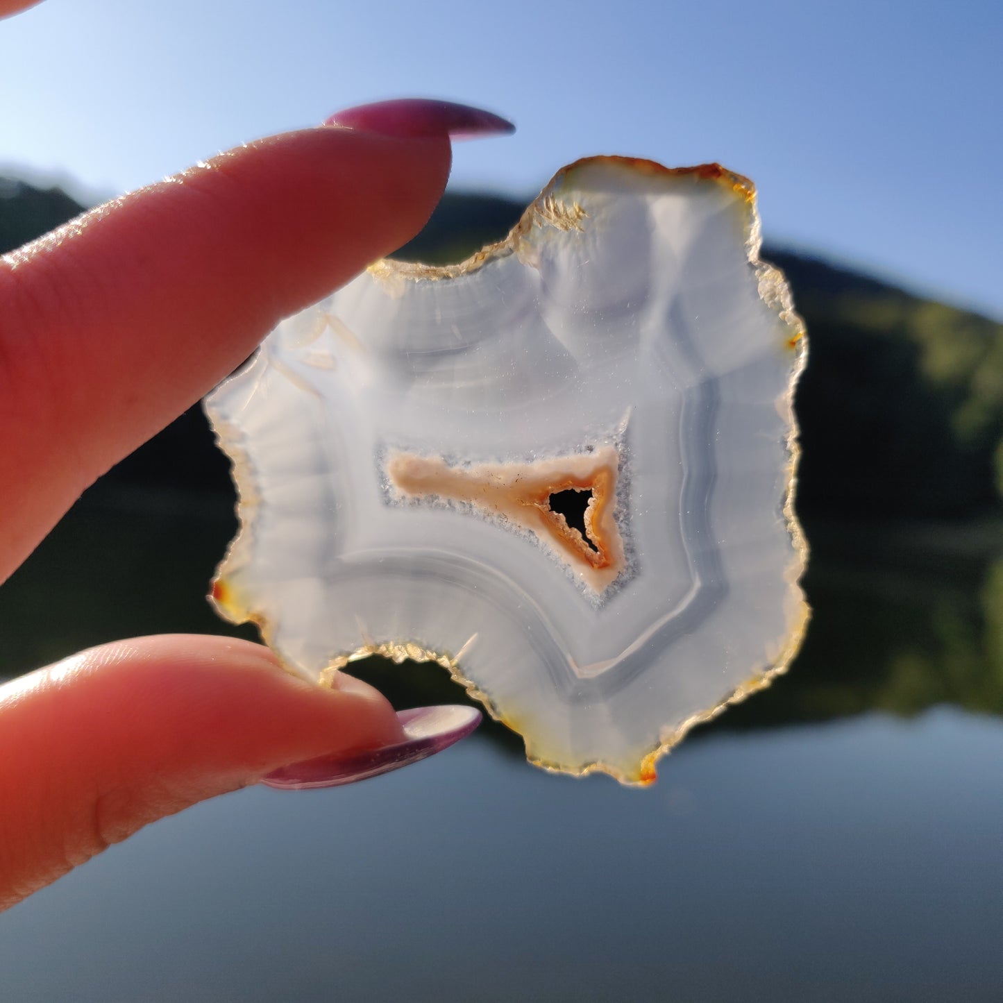 Iris Agate Slice (#11)
