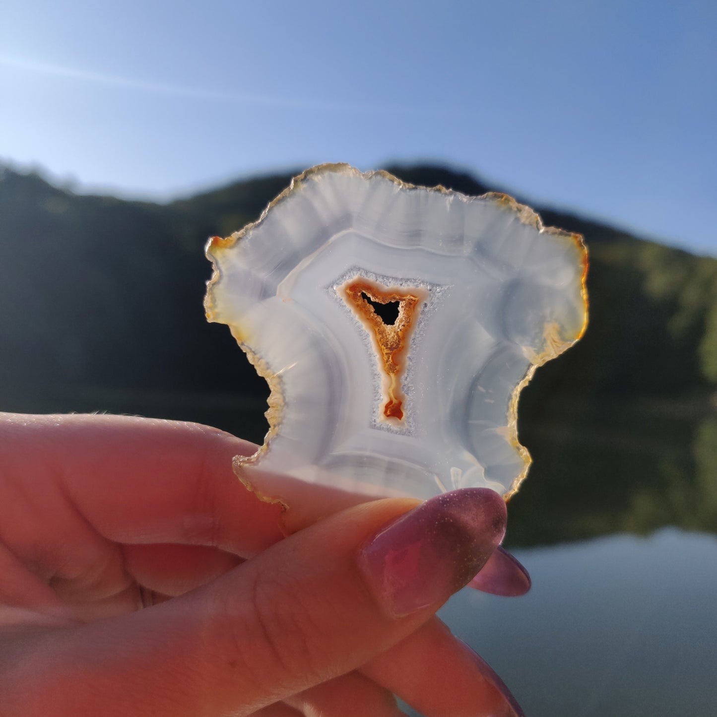Iris Agate Slice (#11)