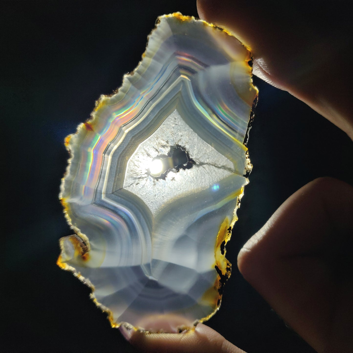 Iris Agate Slice (#5)