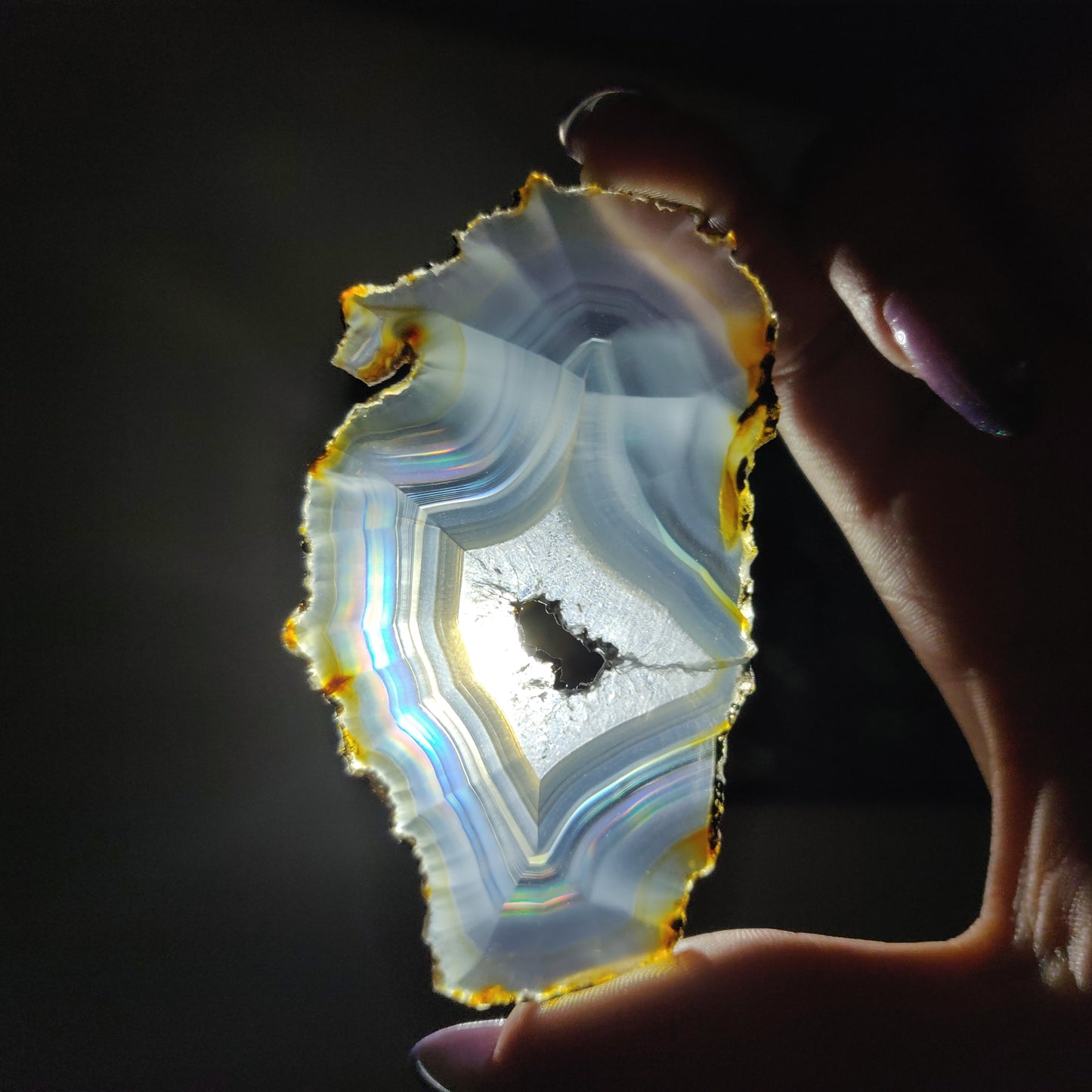 Iris Agate Slice (#5)