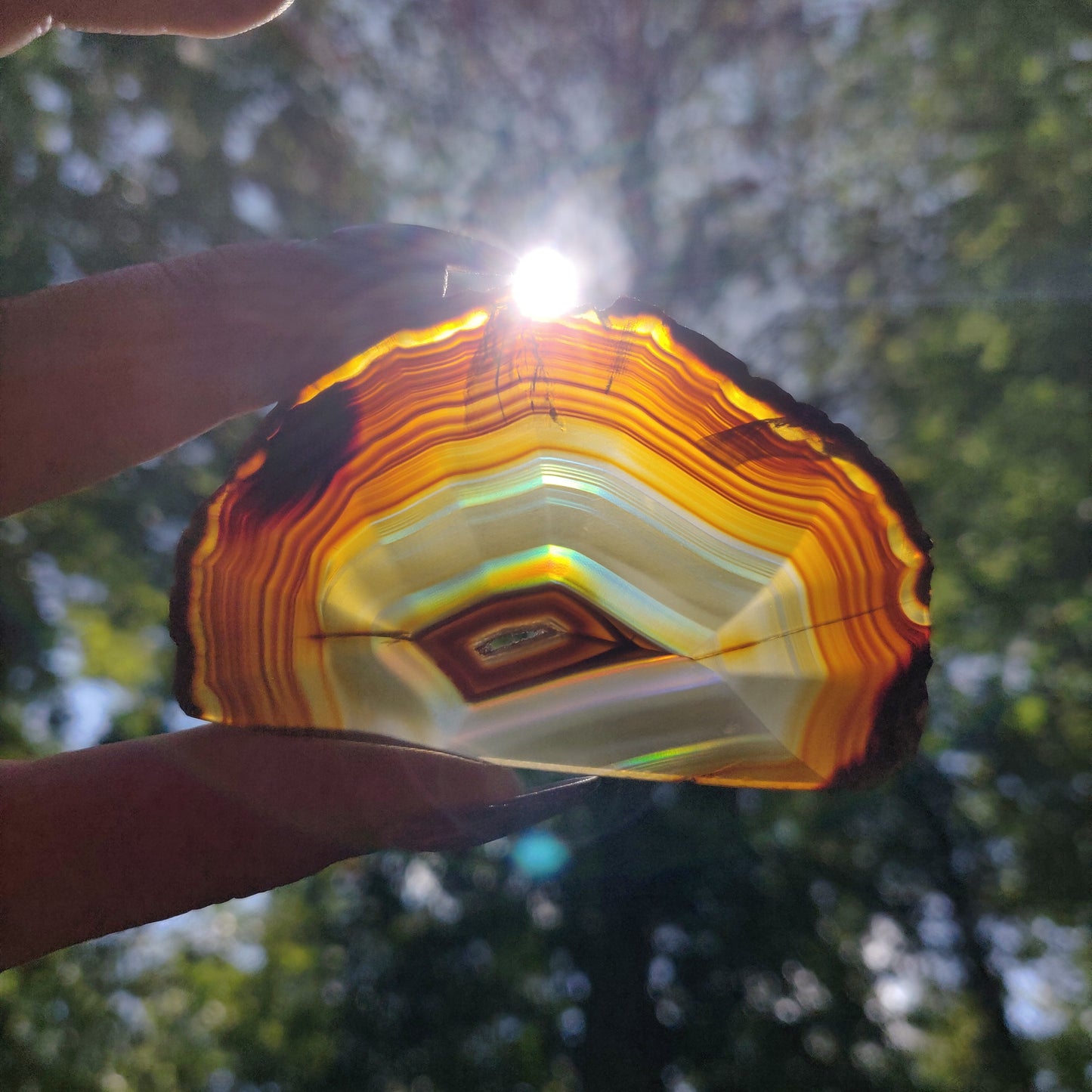 Iris Agate Slice (#12)