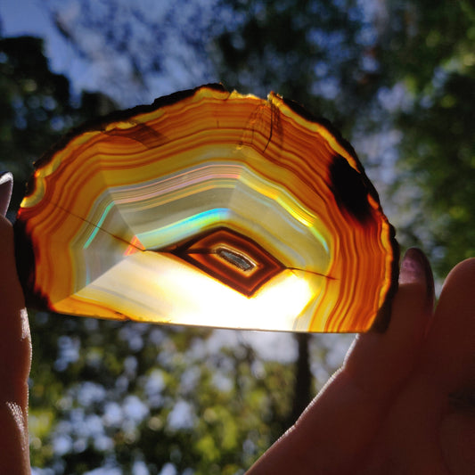 Iris Agate Slice (#12)