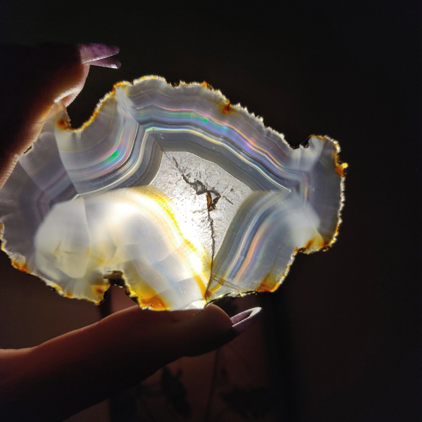 Iris Agate Slice (#7)