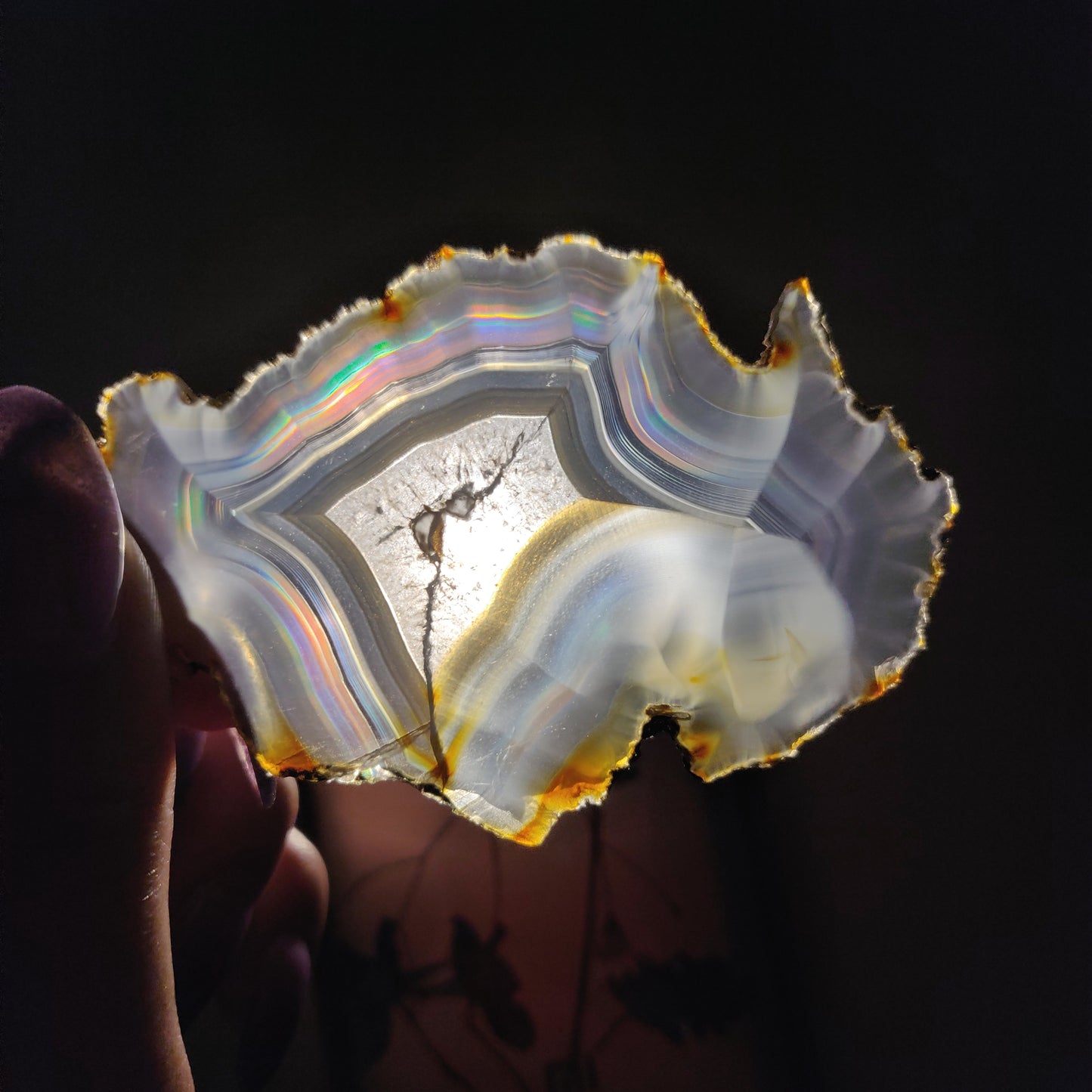 Iris Agate Slice (#7)