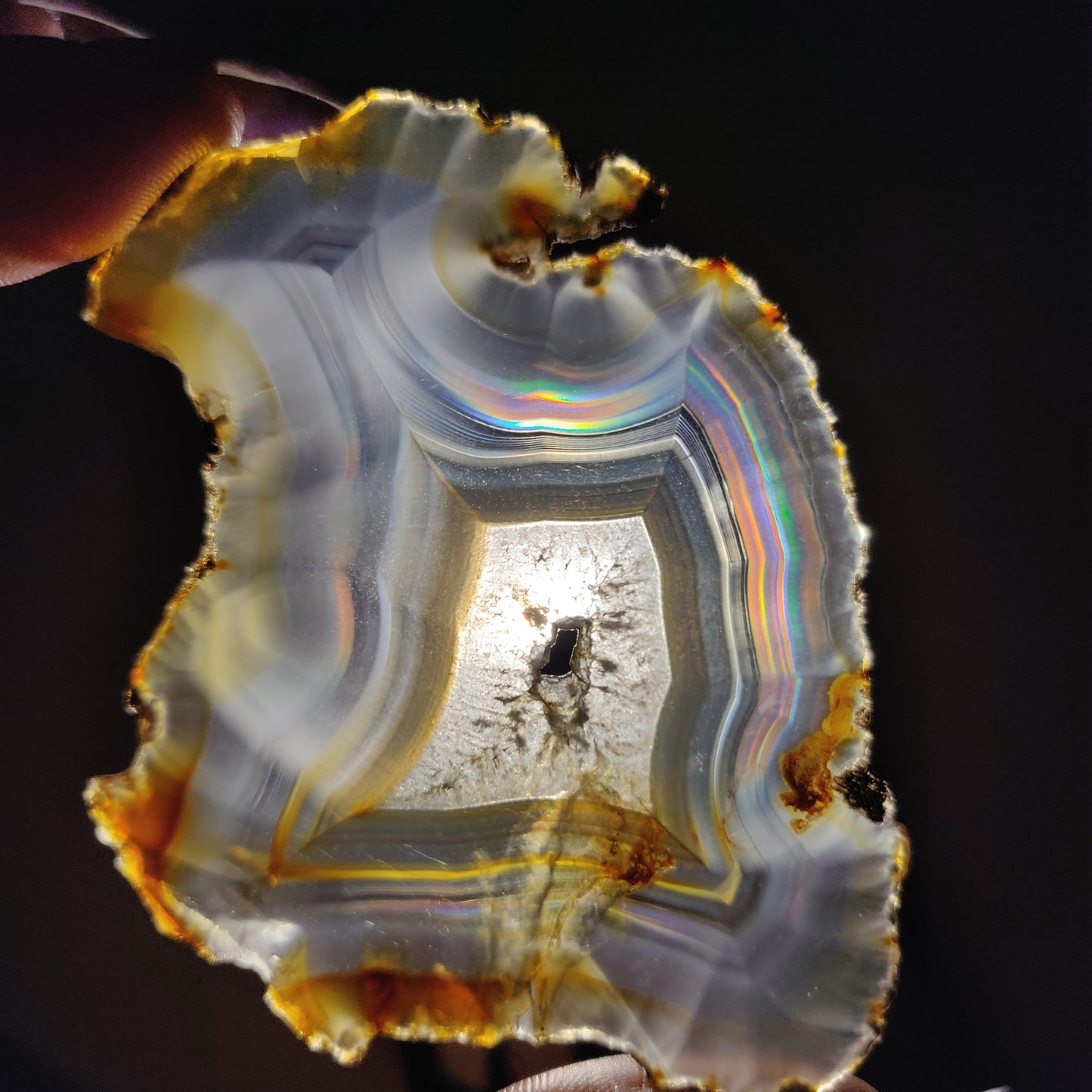 Iris Agate Slice (#8)