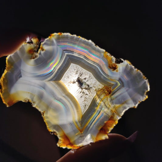 Iris Agate Slice (#8)