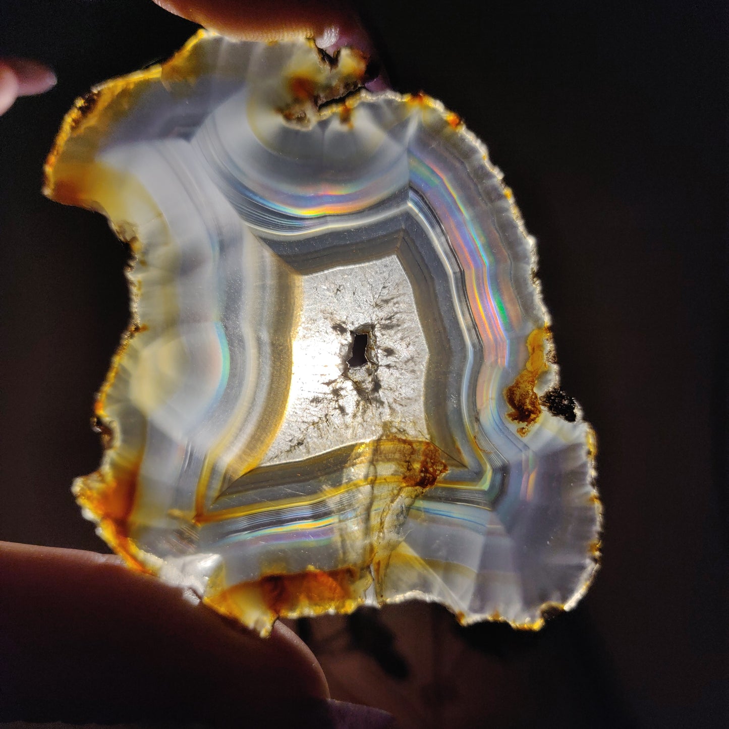 Iris Agate Slice (#8)