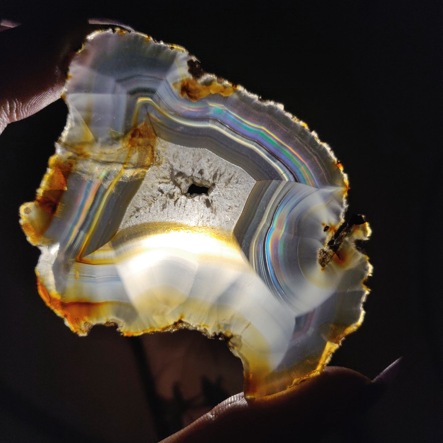 Iris Agate Slice (#8)