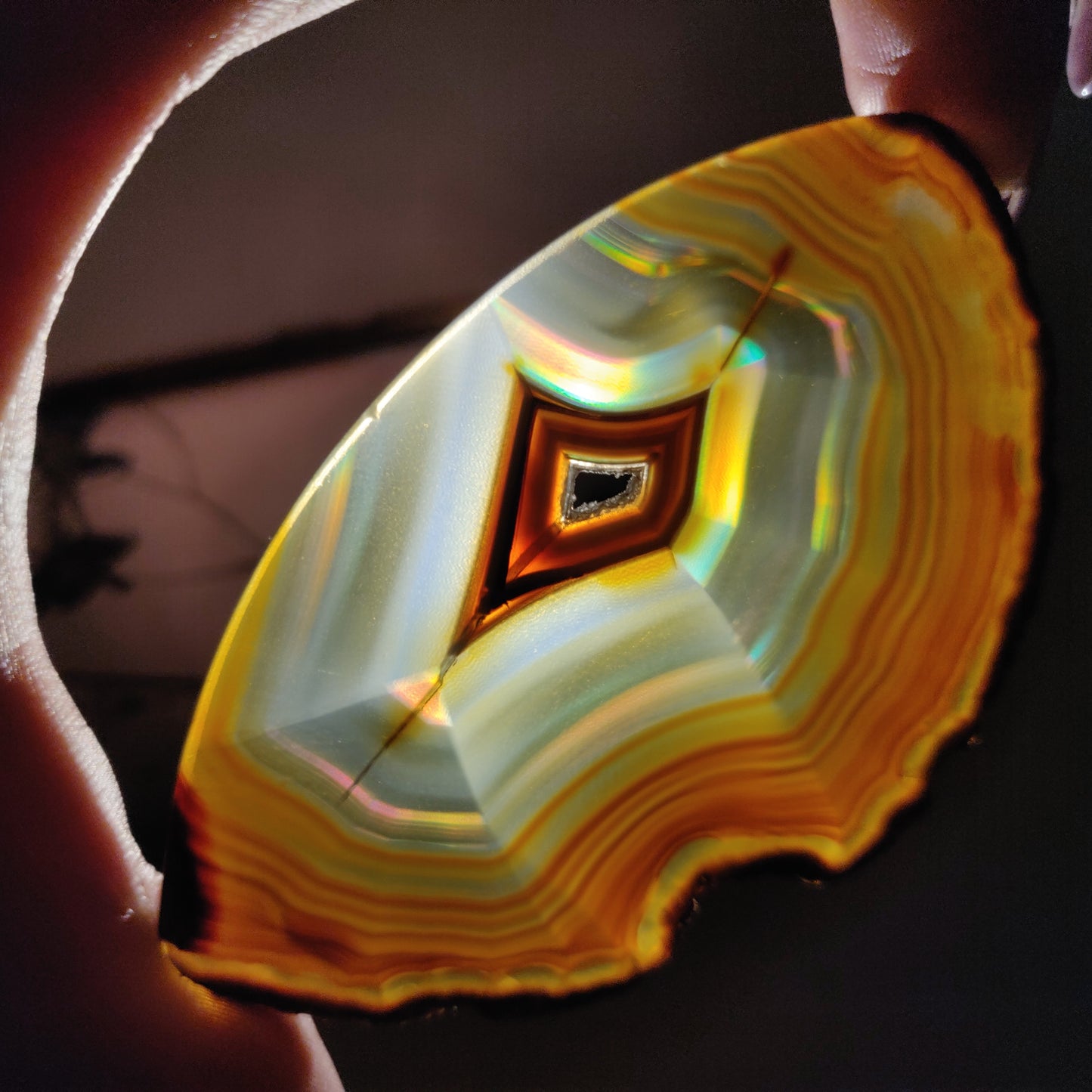 Iris Agate Slice (#9)