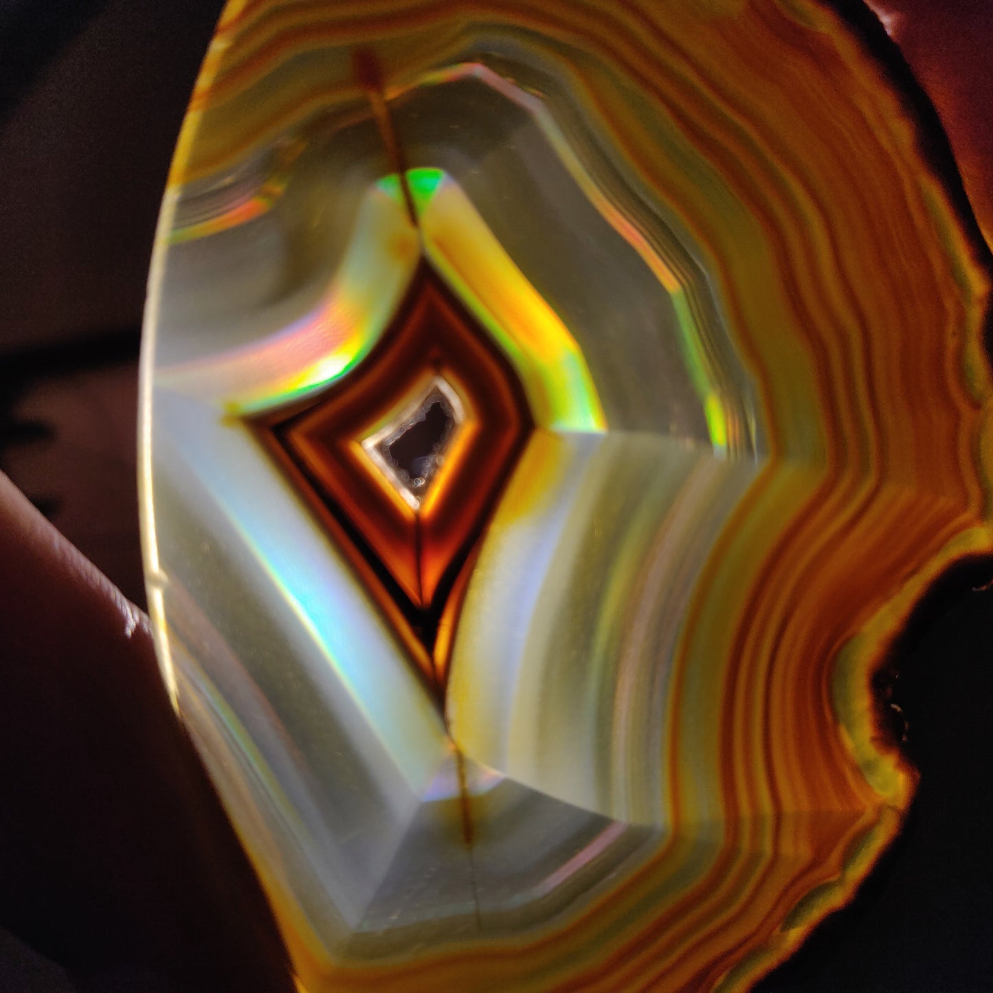 Iris Agate Slice (#9)