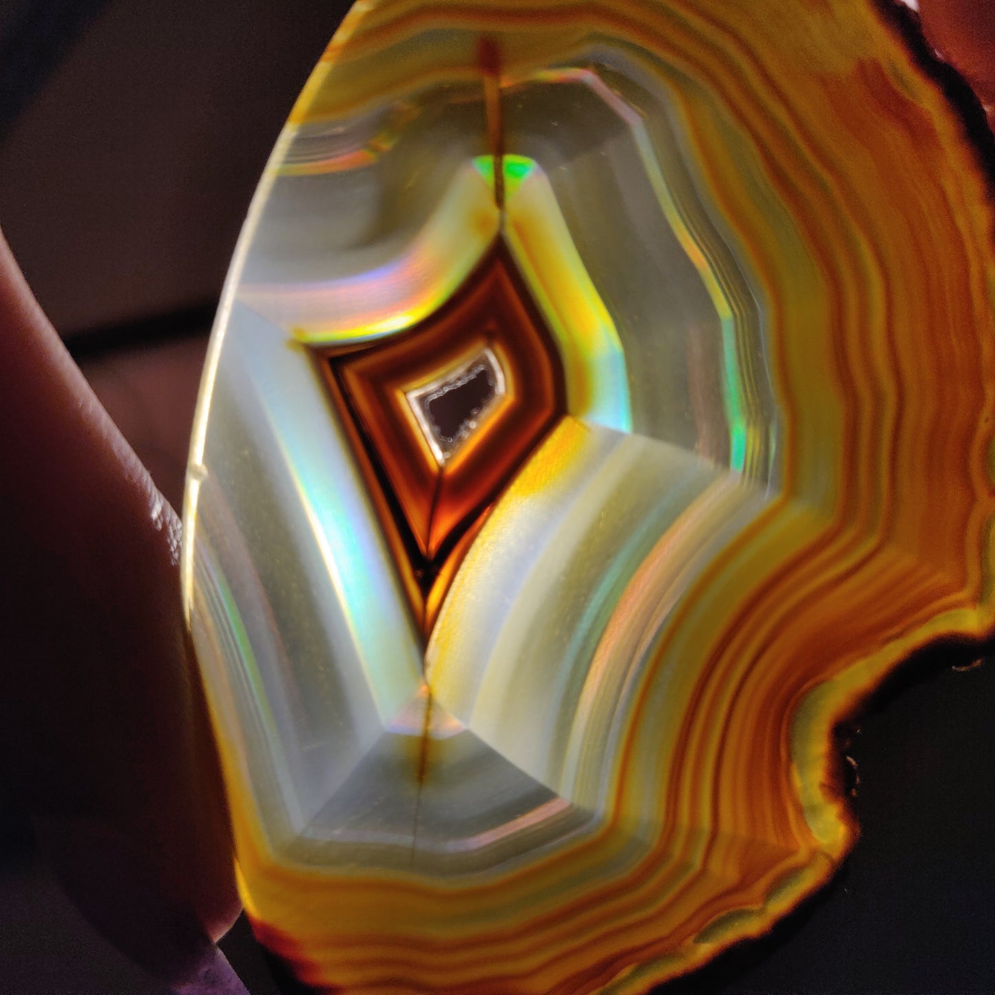 Iris Agate Slice (#9)