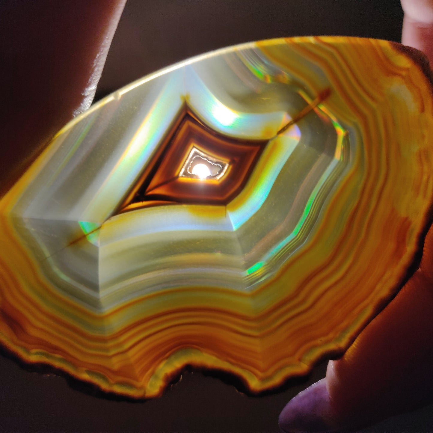 Iris Agate Slice (#9)