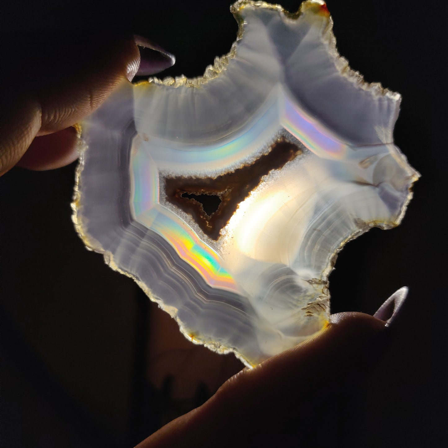 Iris Agate Slice (#11)